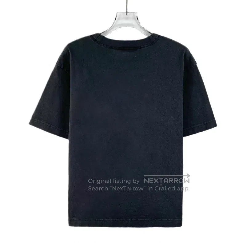 Acne Studios Acne Studios Black Gray Logo Cotton Short Sleeve T-Shirt Size XXS / US 00 / IT 34 - 2 Thumbnail