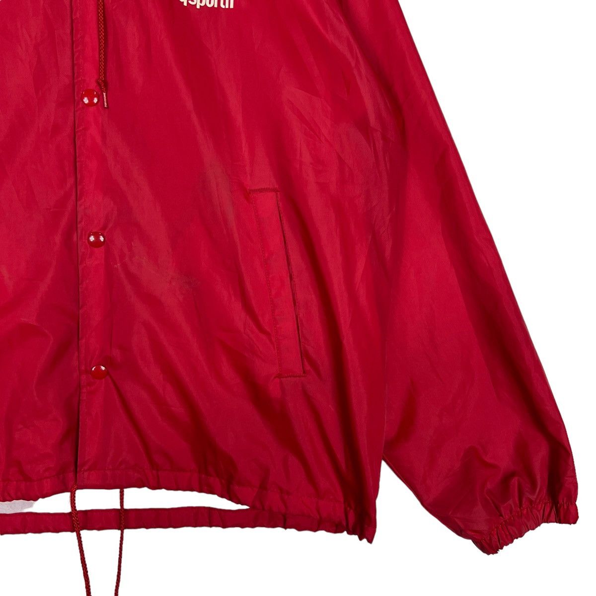 Le Coq Sportif 🔥 80s VINTAGE LE COQ SPORTIF BIG LOGO COACH JACKET MADE USA Size US L / EU 52-54 / 3 - 6 Thumbnail