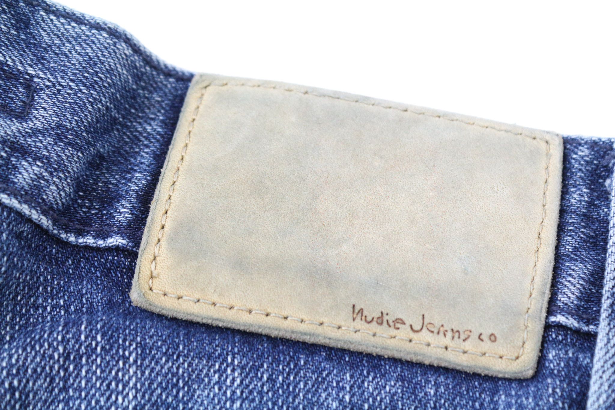 Nudie Jeans SLIM JIM W30/L32 Mid Blue Zippered Jeans 74593 Size US 30 / EU 46 - 7 Thumbnail