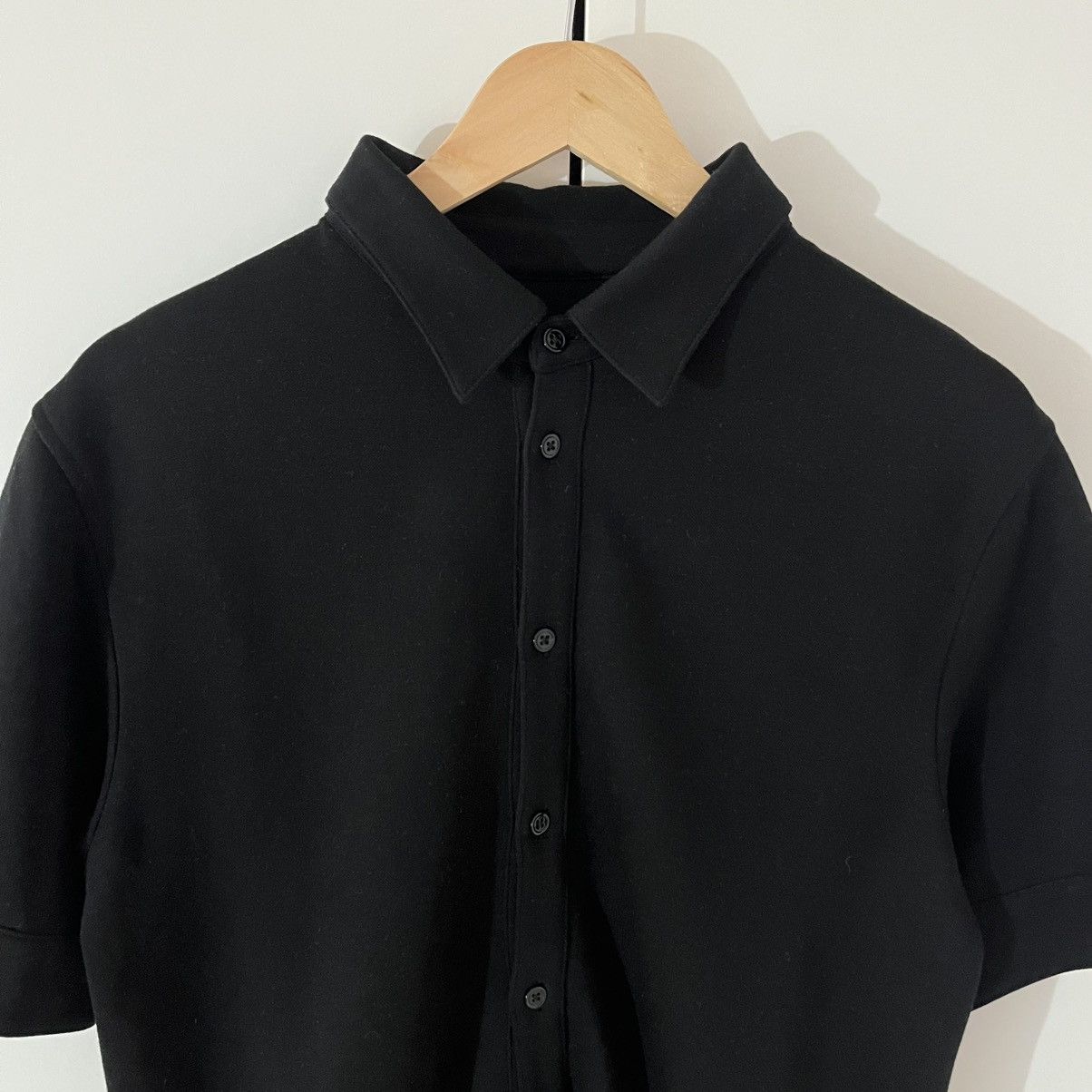 Helmut Lang Helmut Lang Black Polo Shirt Luxury Oldmoney Designer Size US S / EU 44-46 / 1 - 2 Thumbnail