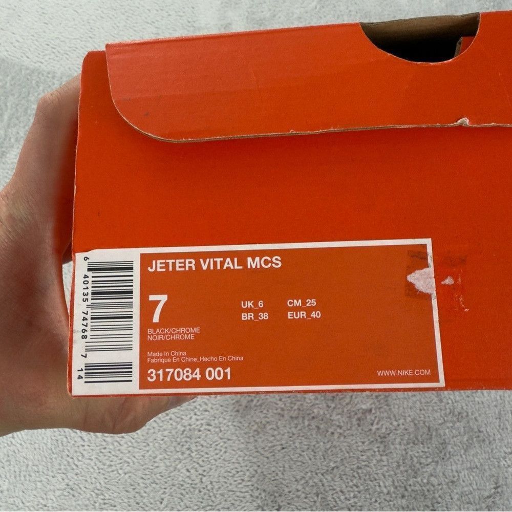 Nike Nike Men's Sz 7 US/6 UK/40 EU Derek Jeter Vital Metal Baseb Size US 7 / EU 40 - 3 Thumbnail
