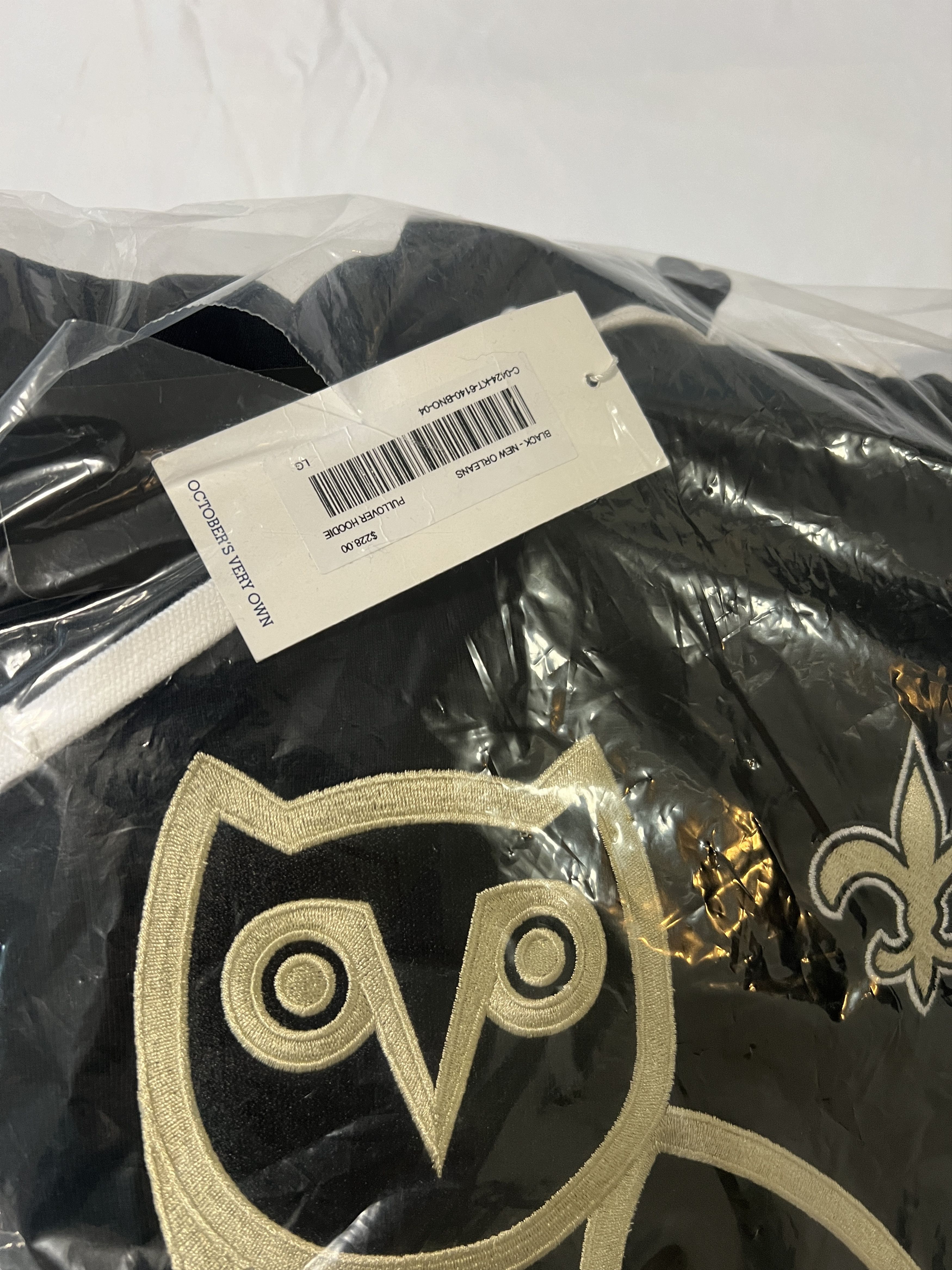 Drake OVO x NFL NEW ORLEANS SAINTS OG OWL HOODIE Size US L / EU 52-54 / 3 - 4 Thumbnail