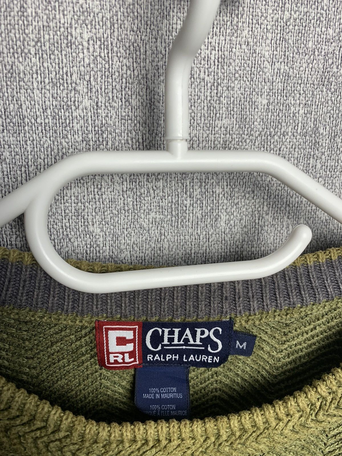 Chaps Ralph Lauren Chaps x Ralph Lauren - Vintage Herringbone Sweater Size US L / EU 52-54 / 3 - 6 Thumbnail