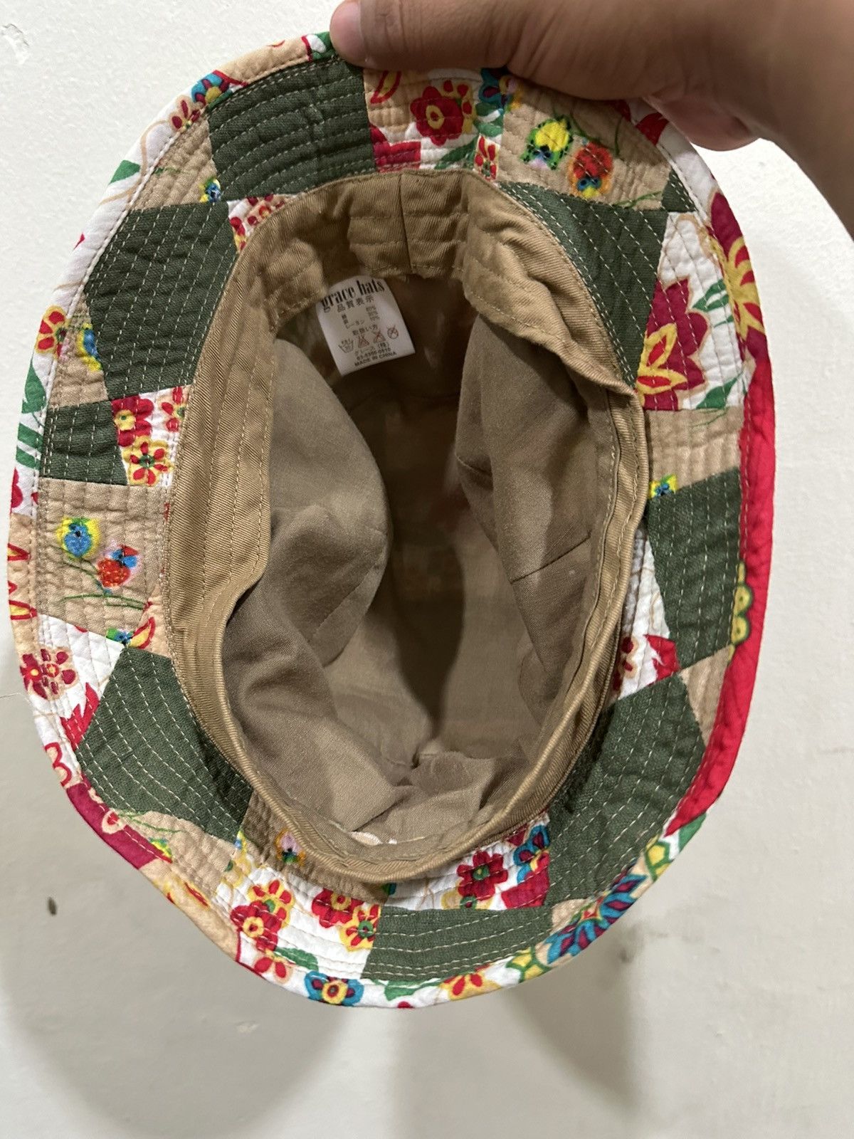 Vintage Rare Patchwork Inspired by Kapital Bucket Hat Size ONE SIZE - 5 Thumbnail
