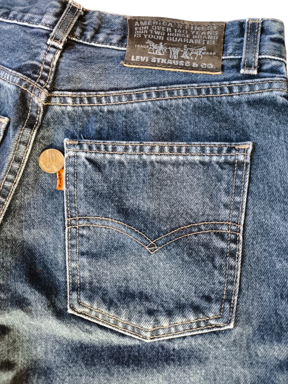 Levi's Levi’s 726 Orange Tab Baggy Jeans – Black Patch Size US 30 / EU 46 - 4 Thumbnail