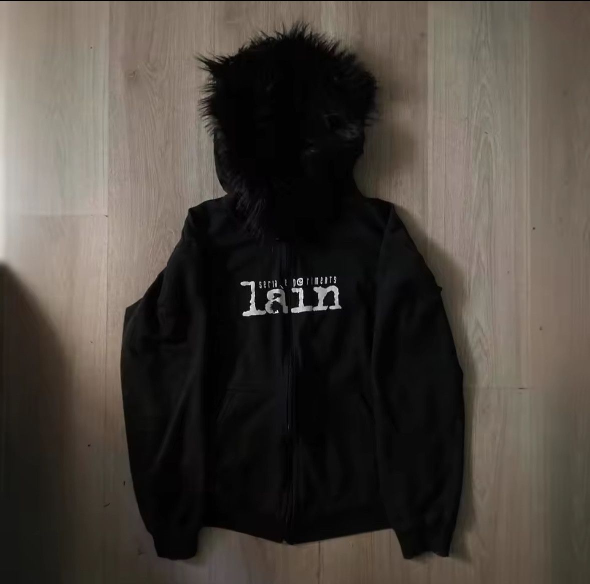 Other Dark Retro Ins Style Anime Lain Fur Hat Hoodies Size US M / EU 48-50 / 2 - 1 Thumbnail