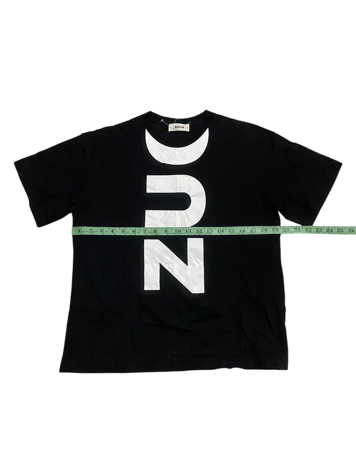 Vintage Zucca Issey Miyake Biglogo Black Tee Size US M / EU 48-50 / 2 - 6 Thumbnail