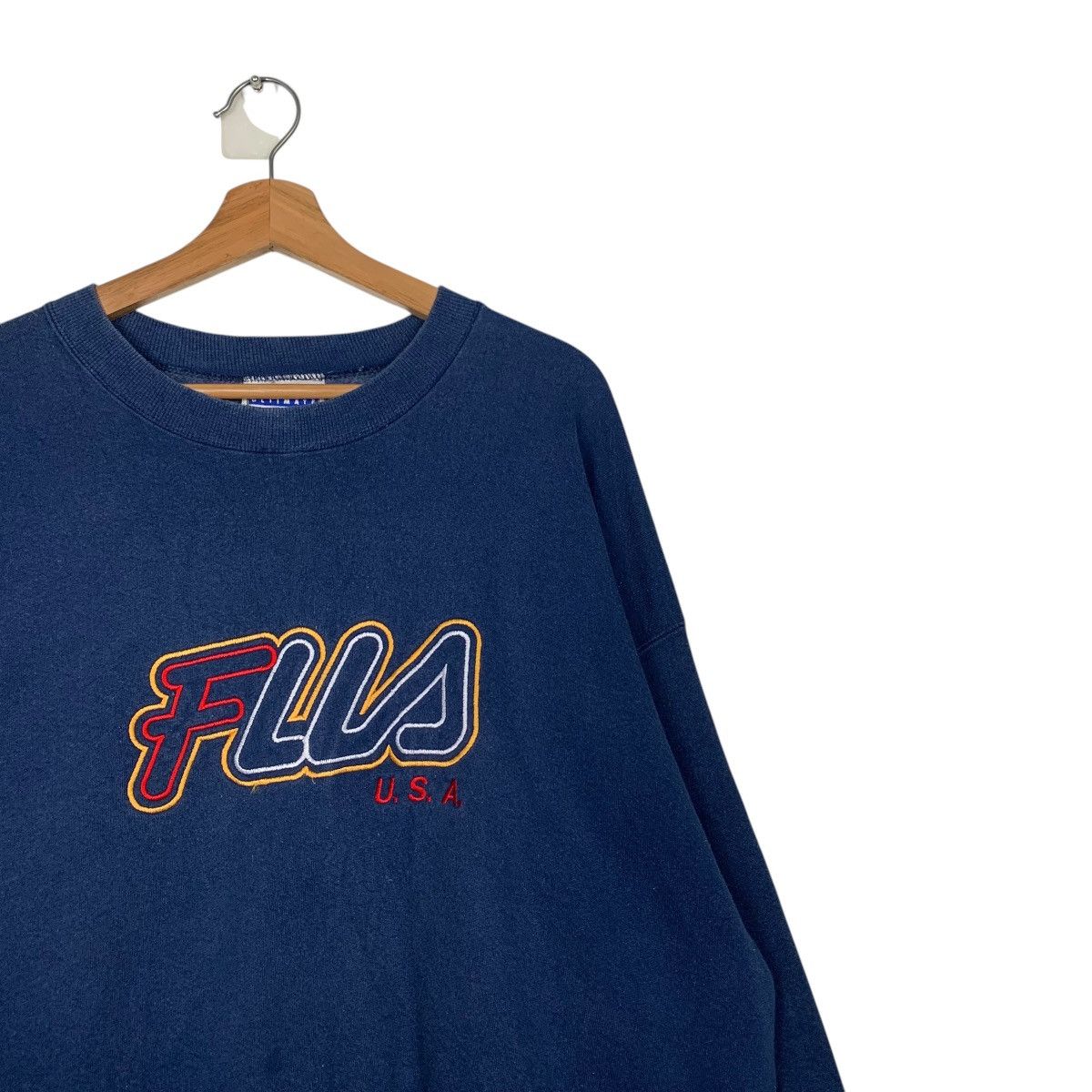 Fila Vintage FILA Embroidery Big Logo Hanes Sweatshirt #1712-C76 Size US L / EU 52-54 / 3 - 5 Thumbnail