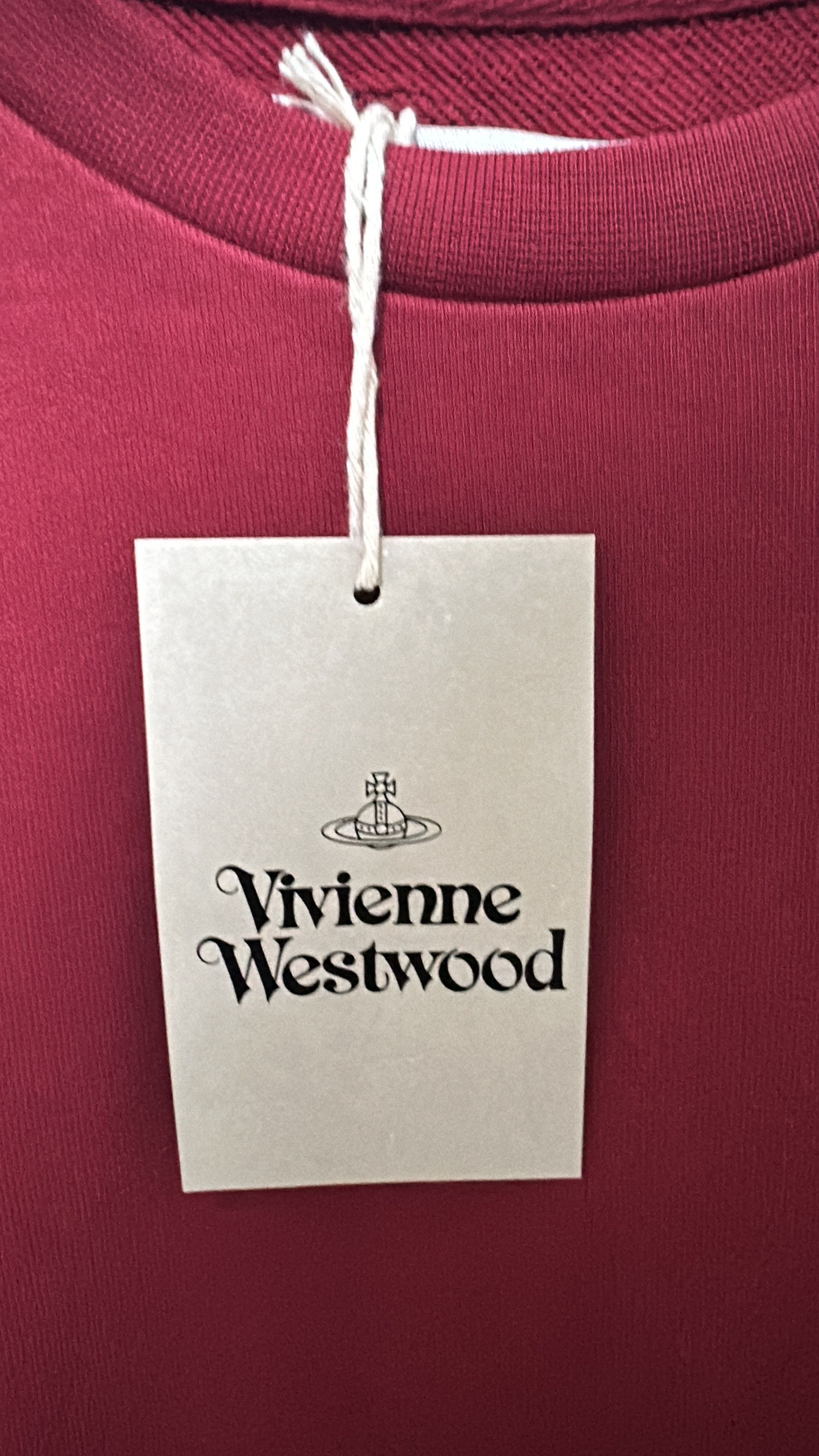 Vivienne Westwood Vivienne Westwood Orb Logo Sweatshirt Burgundy Size XXLarge Size US XXL / EU 58 / 5 - 4 Thumbnail
