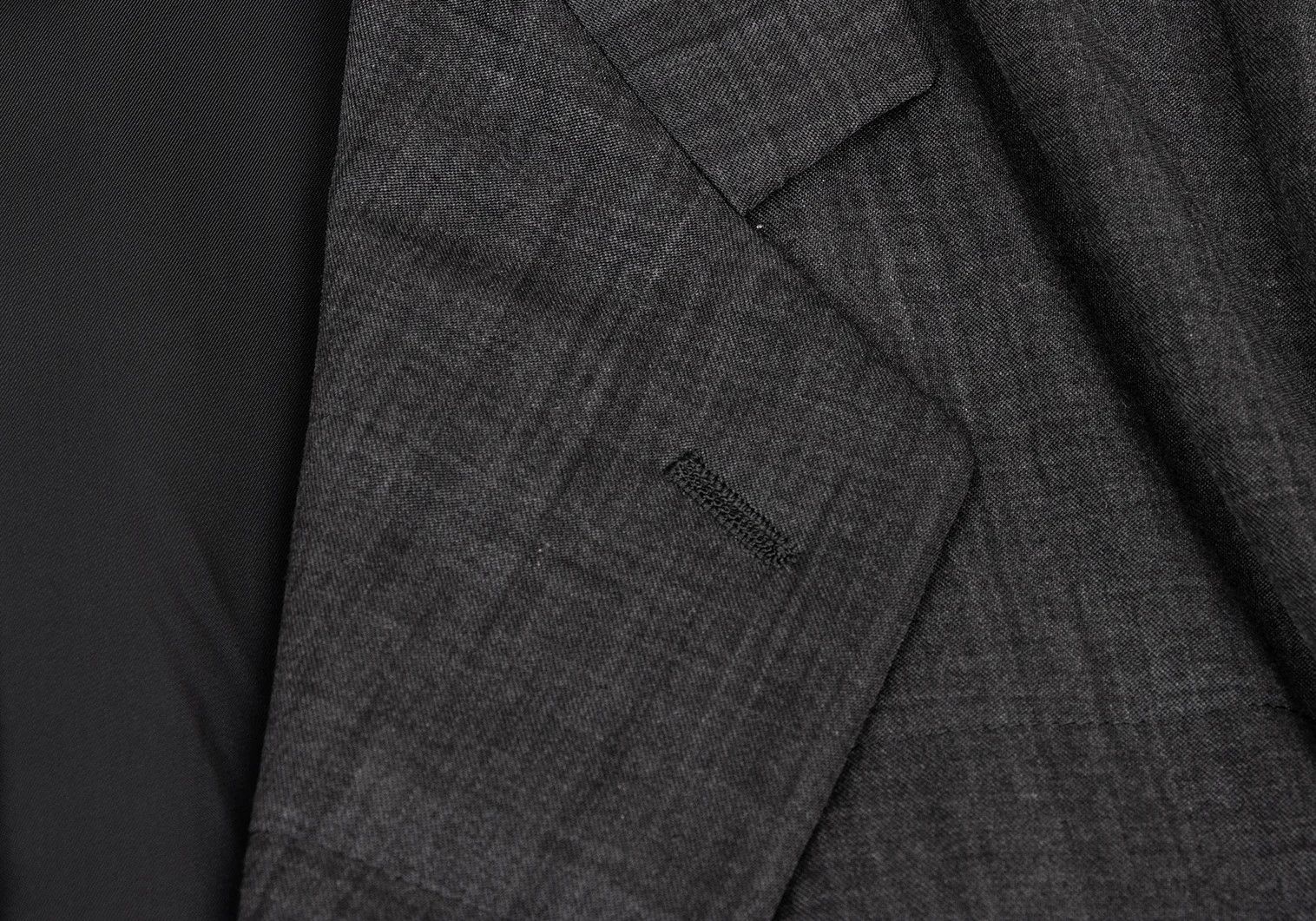 Issey Miyake Wool Stitch Design 3B Jacket in Charcoal, Size M Size US M / EU 48-50 / 2 - 5 Thumbnail