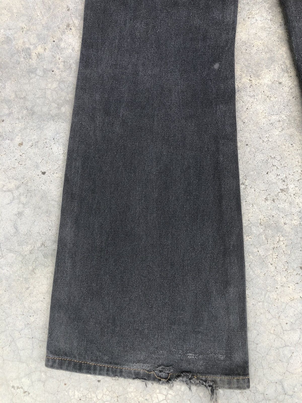 If Six Was Nine Japanese Big Bliss Flared Jeans Distressed Jeans Size US 31 - 11 Thumbnail