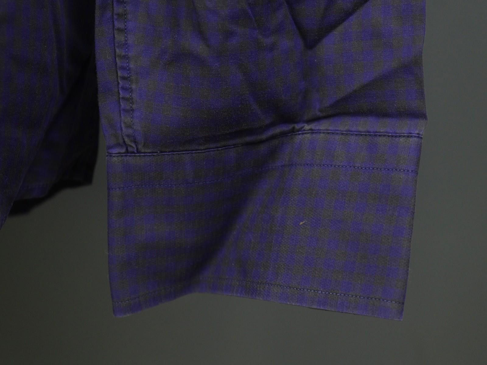 Eton Eton Purple 100% Cotton Check Dress Shirt Size 40 Size 38R - 5 Thumbnail