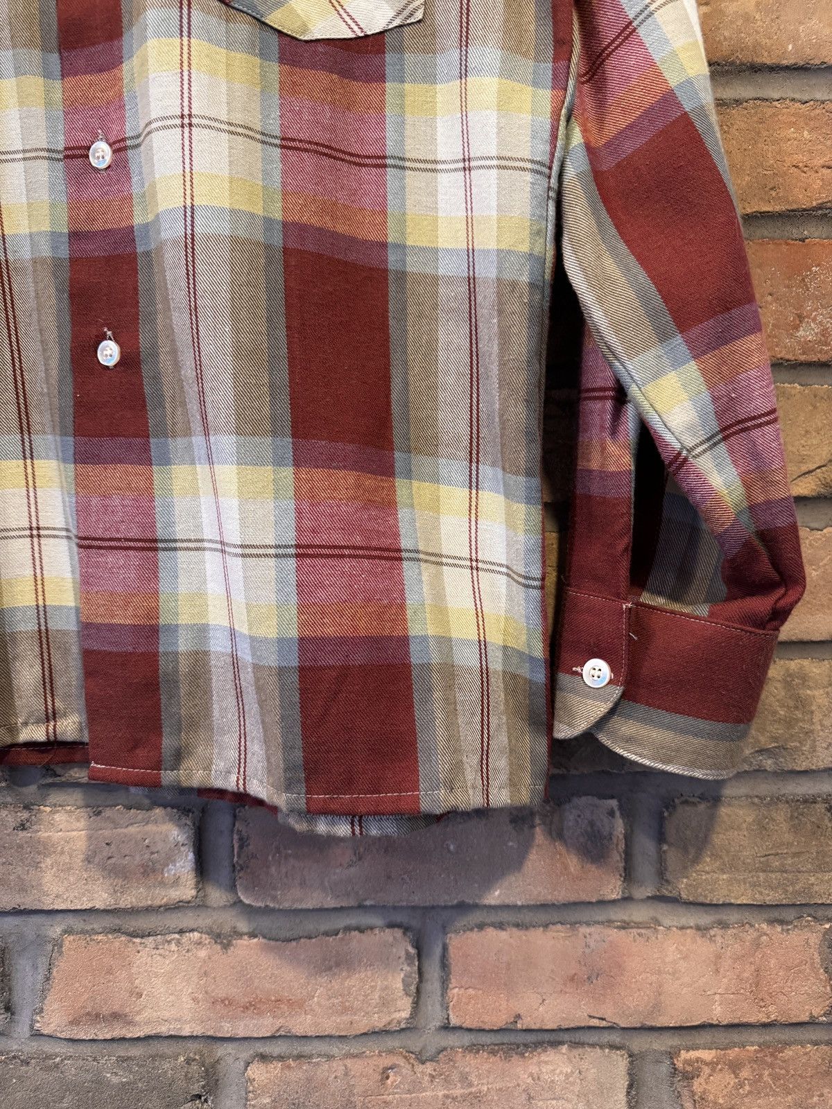 Arrow 80s Arrow Plaid Flannel Size US L / EU 52-54 / 3 - 4 Thumbnail