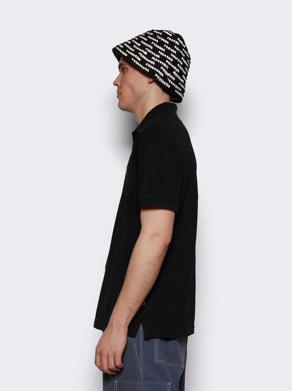 Palm Angels o1mle0226 Mini Bear in Mind Polo Shirt in Black Size US XXL / EU 58 / 5 - 3 Thumbnail