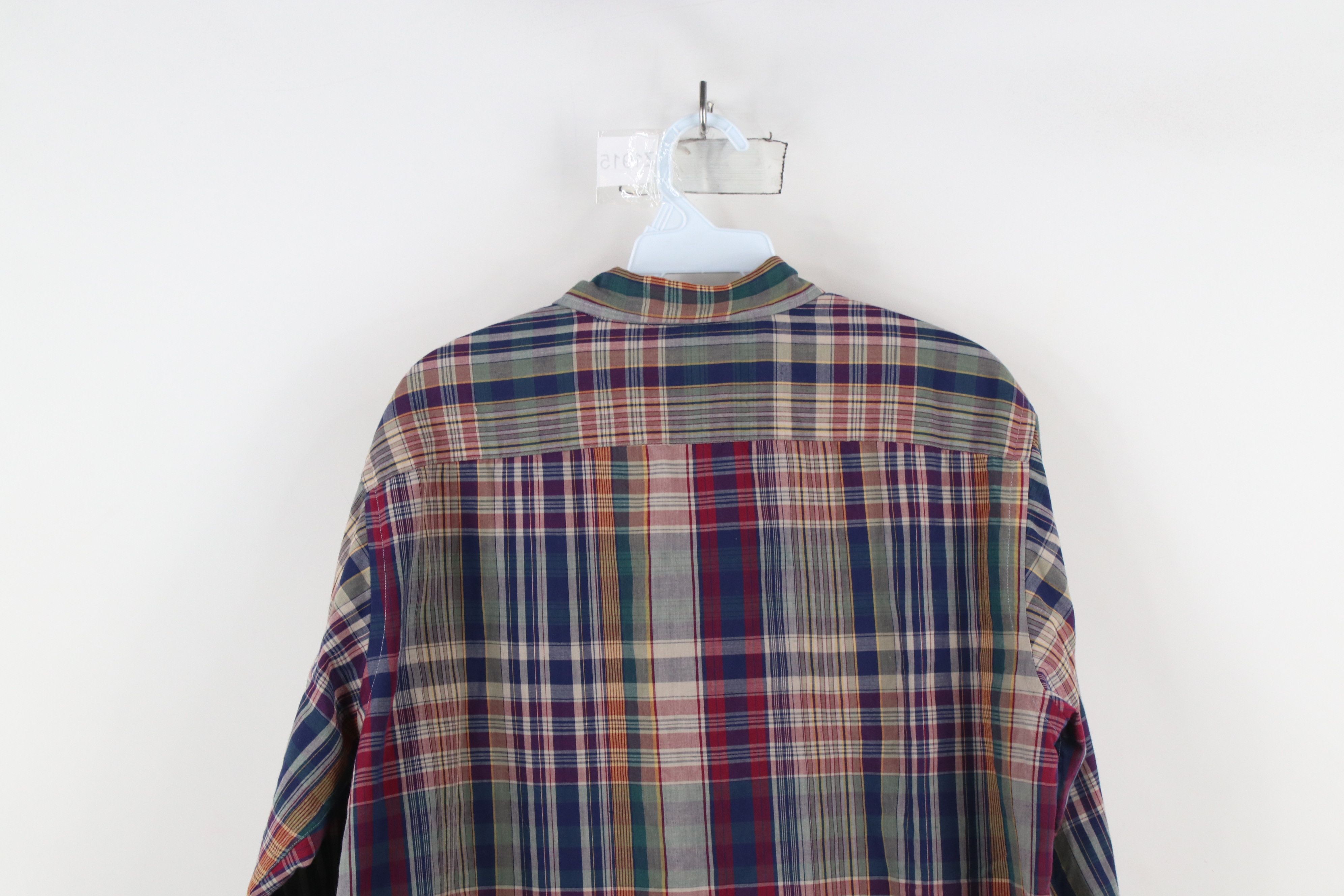 Vintage Vintage 90s Streetwear Madras Plaid Button Down Shirt Size US M / EU 48-50 / 2 - 9 Thumbnail