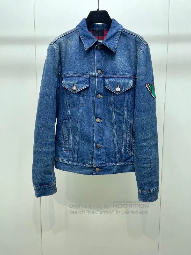 Gucci Gucci Tiger embroidered thickened denim jacket Size US S / EU 44-46 / 1 - 1 Thumbnail