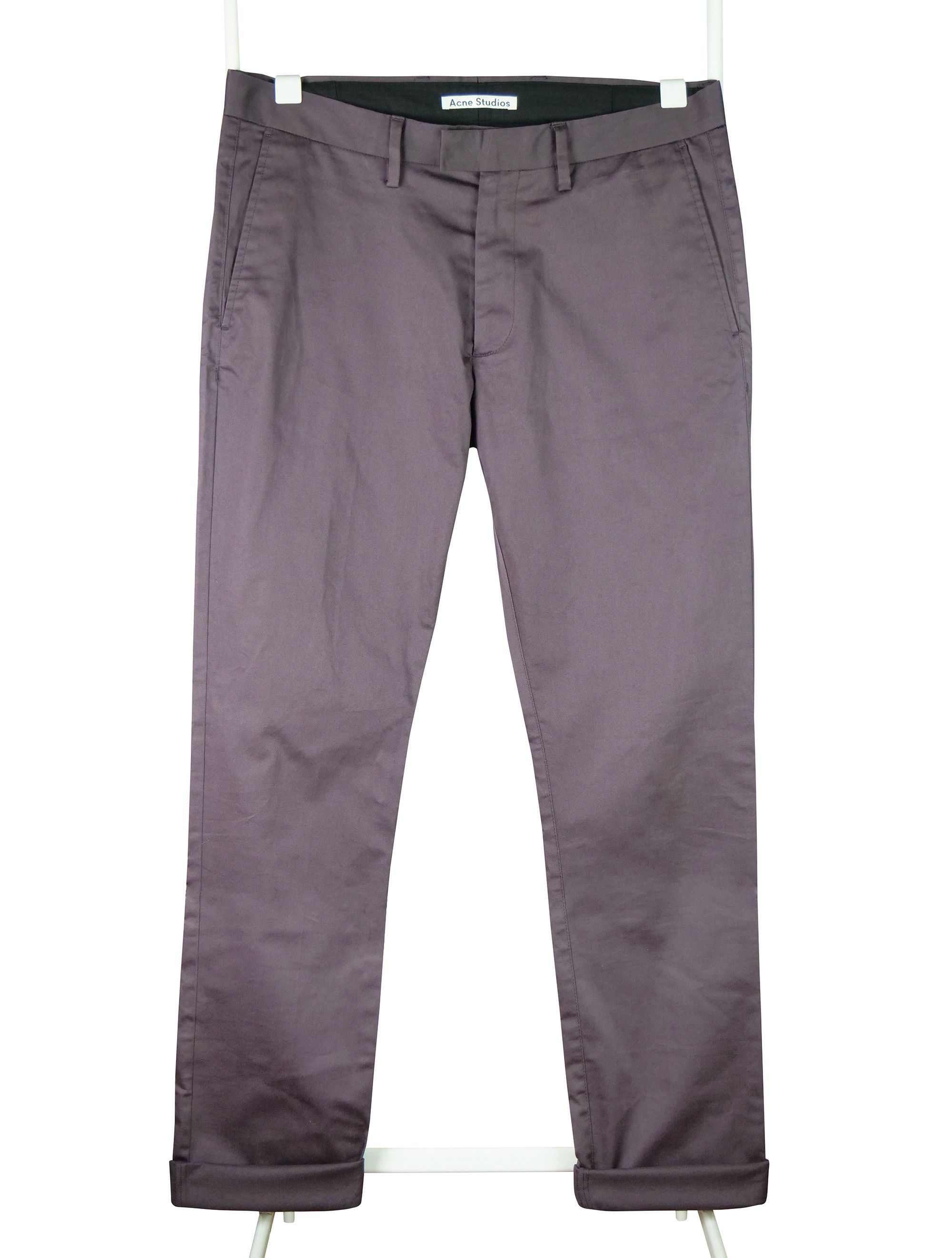 Acne Studios ACNE satin contrast trousers | Grailed