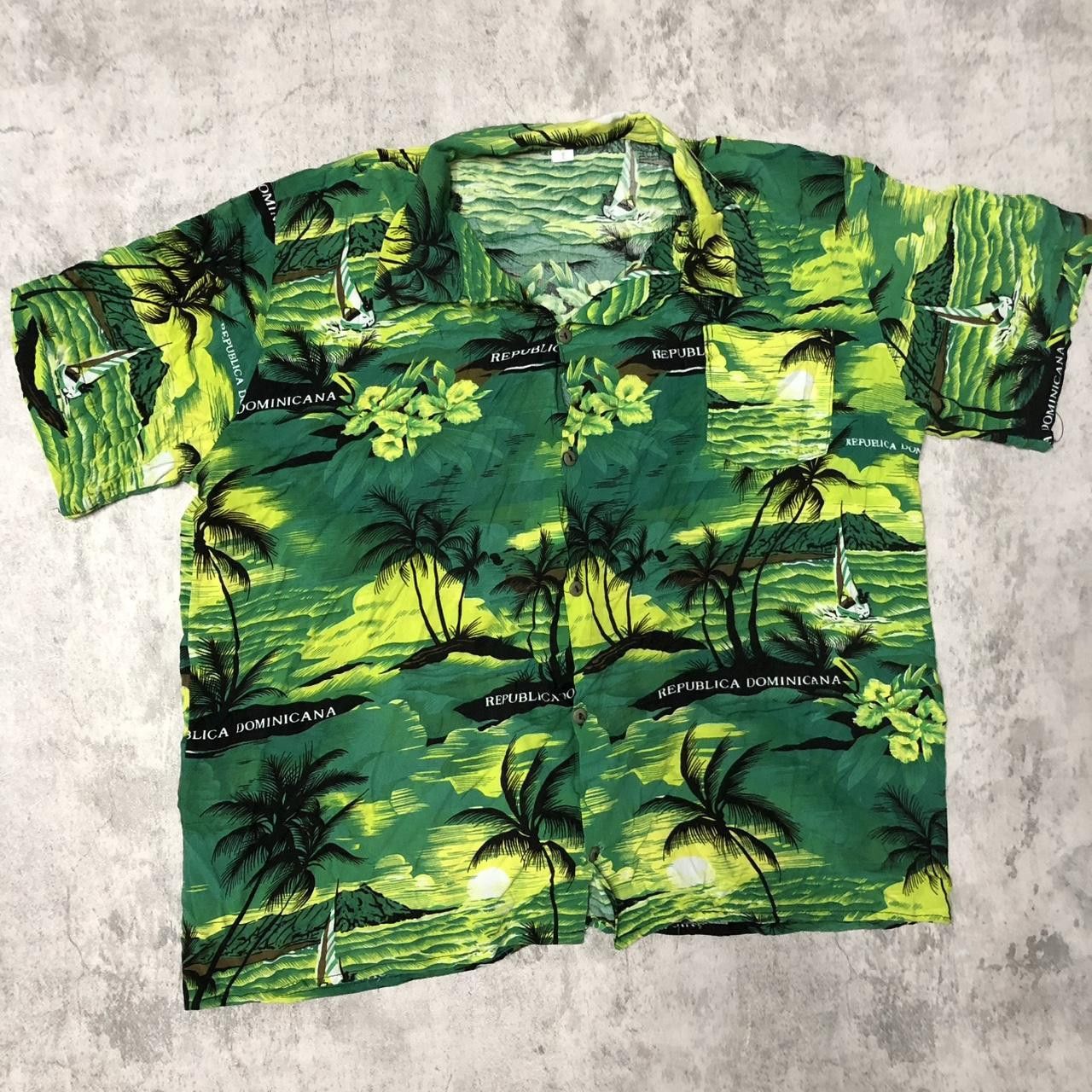 Other Green and yellow Hawaiian shirt #HawaiianShirt Size US XL / EU 56 / 4 - 1 Thumbnail