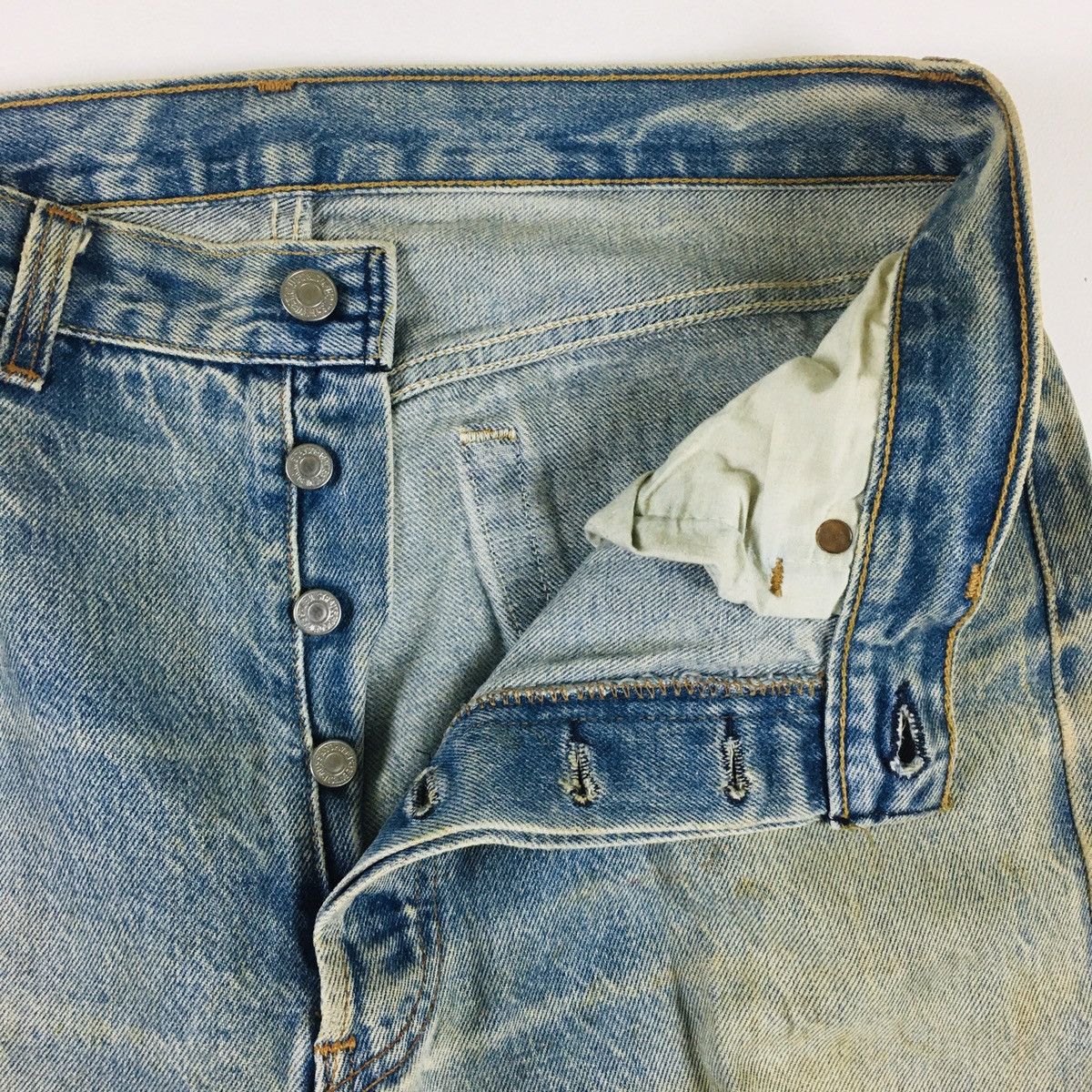 Levi's Vintage Clothing Vintage 90s Levi’s 501 Made In USA Size US 35 - 11 Thumbnail