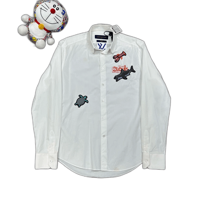 Louis Vuitton Louis Vuitton Marine Beaded Long Sleeve Shirt - dmc Size M / US 6-8 / IT 42-44 - 1 Thumbnail