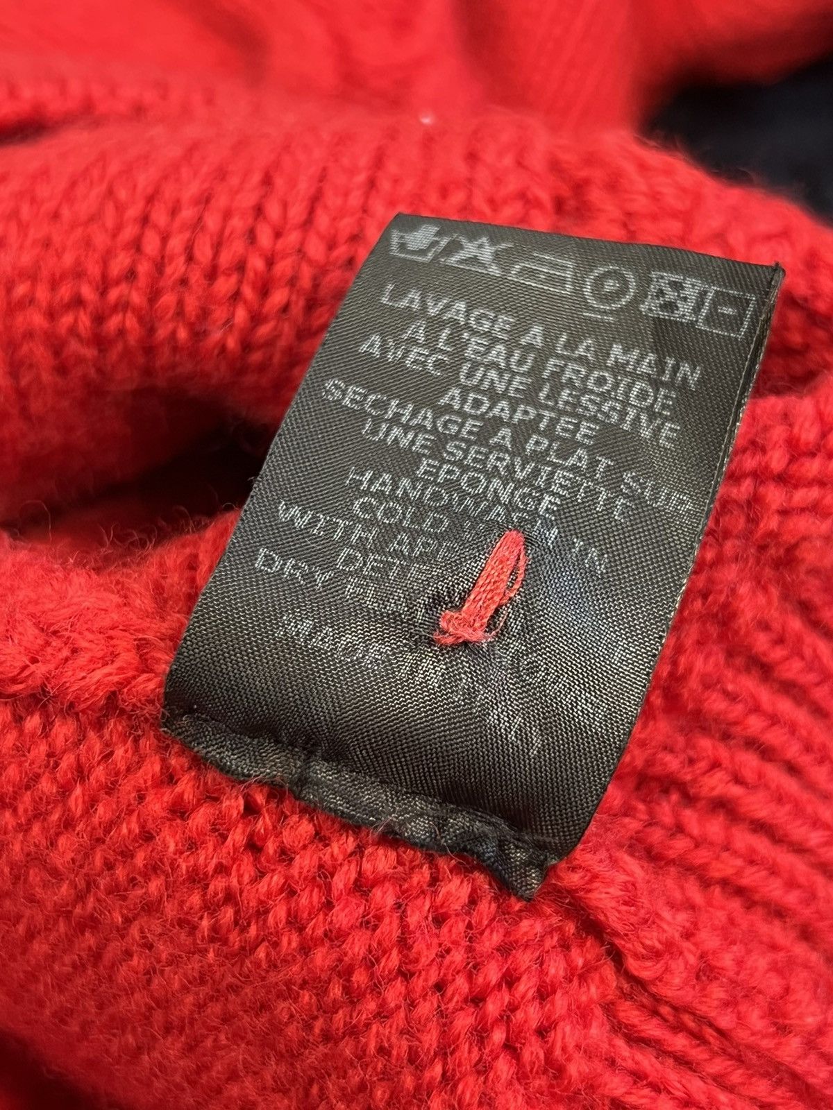 Isabel Marant ISABEL MARANT Dustin Buttoned Cabled-Wool Blend Sweater RED Size S / US 4 / IT 40 - 10 Thumbnail