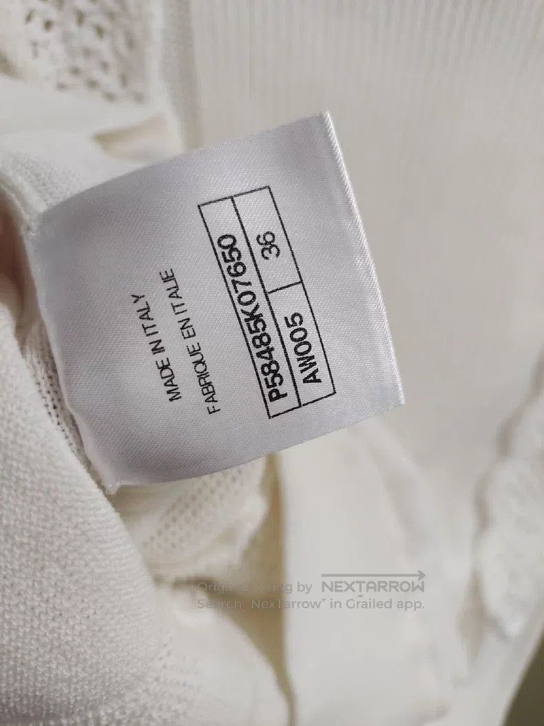 Chanel Chanel Doll collar knitted short sleeves Size XS / US 0-2 / IT 36-38 - 4 Thumbnail