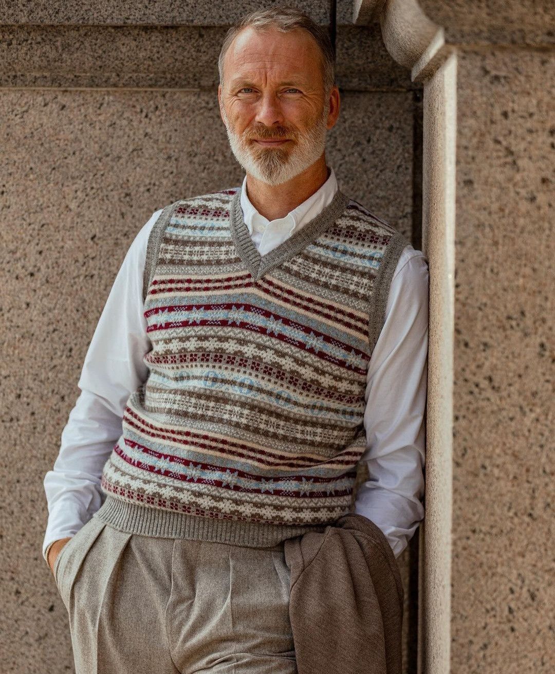 Other 90s Silk Silvercord Knitted Vest Made in Korea TYLER style Size US L / EU 52-54 / 3 - 10 Thumbnail