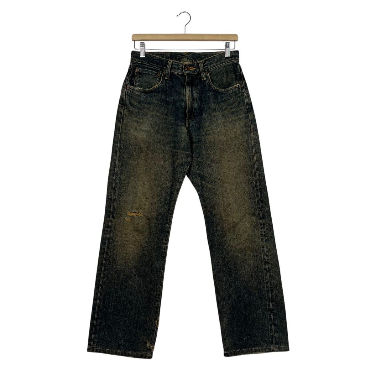 Edwin Vintage Edwin Distressed Selvedge Denim Jeans Size US 28 / EU 44 - 1 Thumbnail