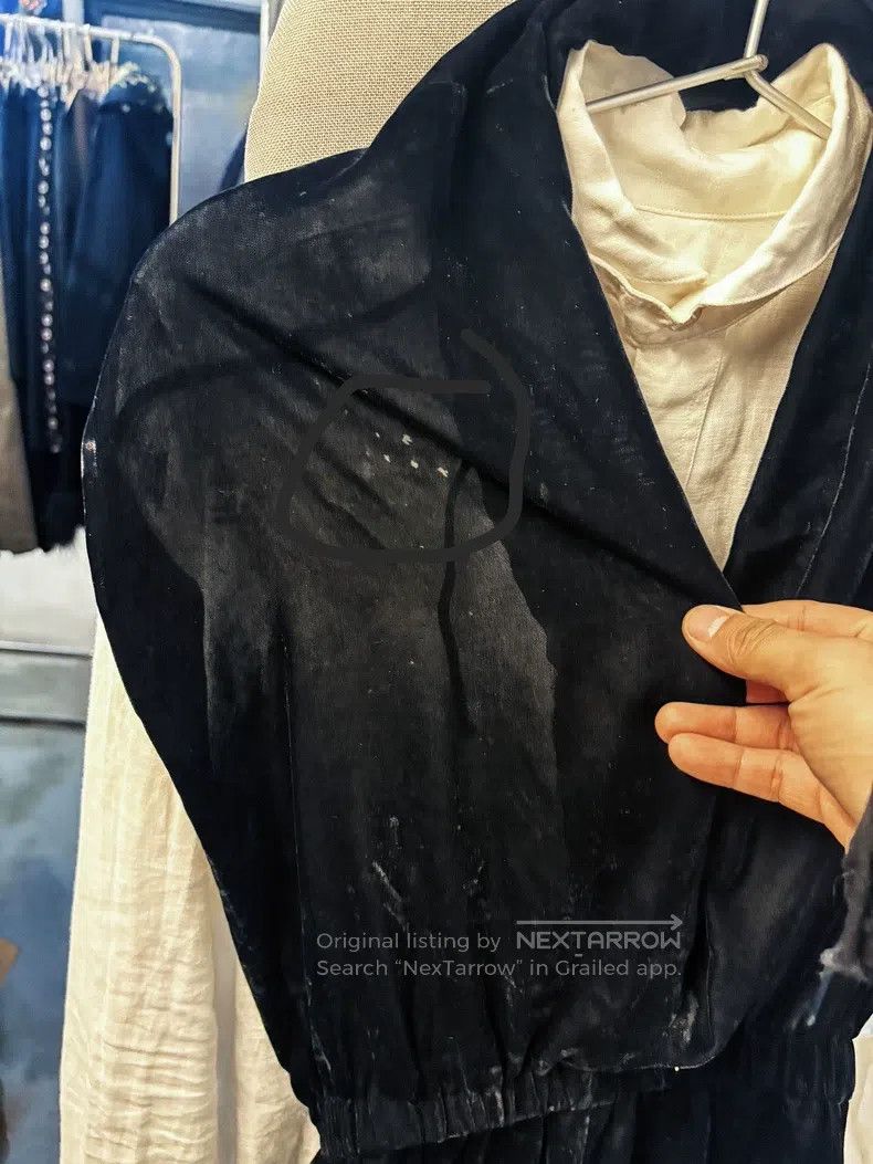 Other Comme des Garcons Crushed Velvet Overalls Skirt Size M / US 6-8 / IT 42-44 - 7 Thumbnail