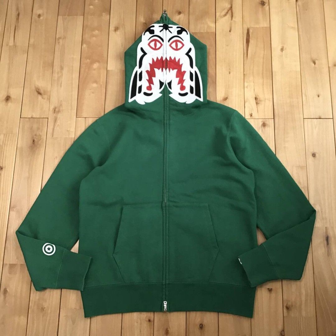 Bape BAPE White Tiger full zip hoodie a bathing ape Size US M / EU 48-50 / 2 - 1 Thumbnail