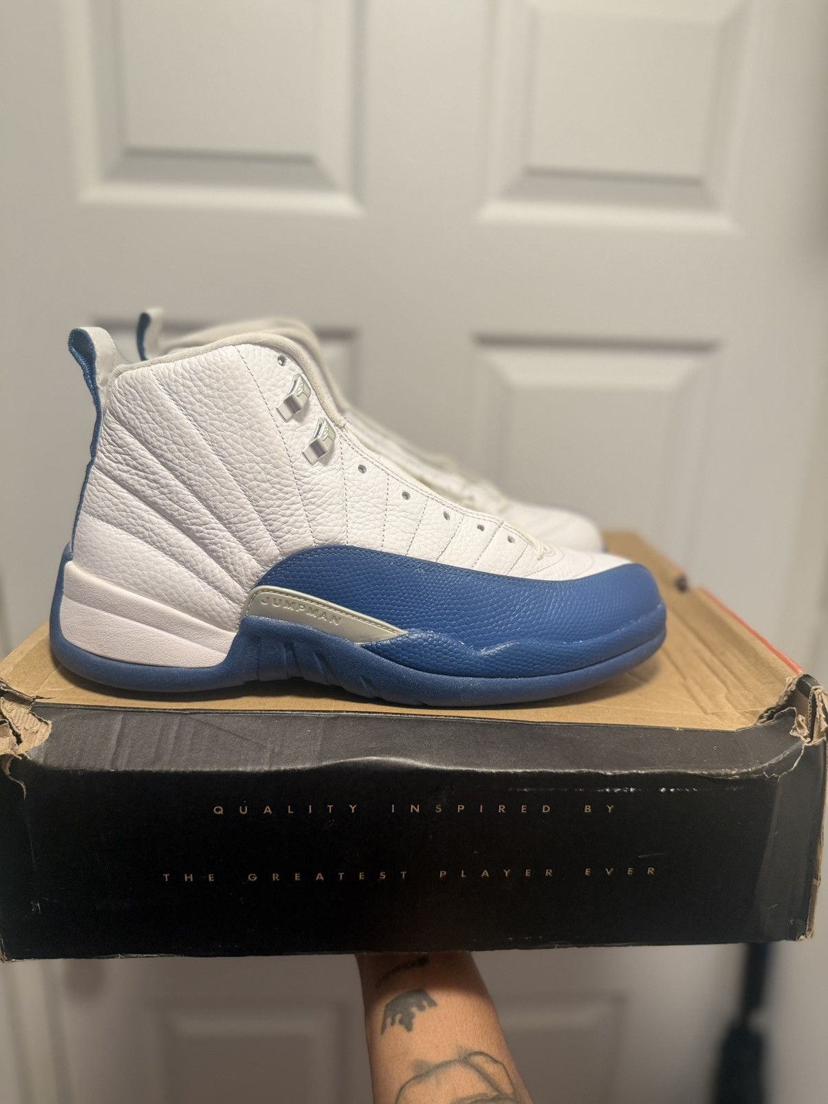 Jordan Brand French blue 12s size 12 (2016 Pair) Size US 12 / EU 45 - 5 Thumbnail