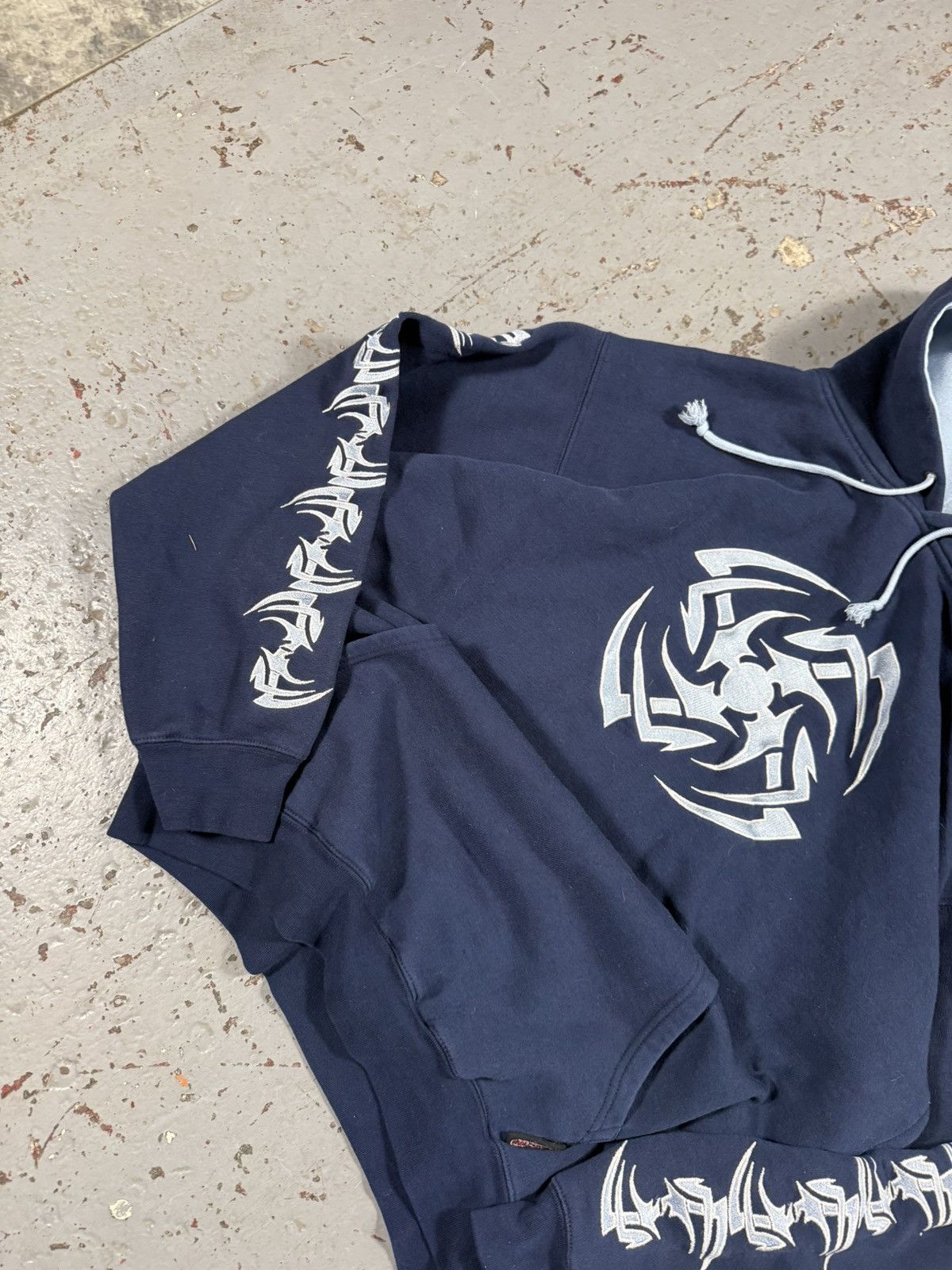 Other Insane Y2k Neo Tribal Sapphire Lounge Hoodie Size US XL / EU 56 / 4 - 2 Thumbnail