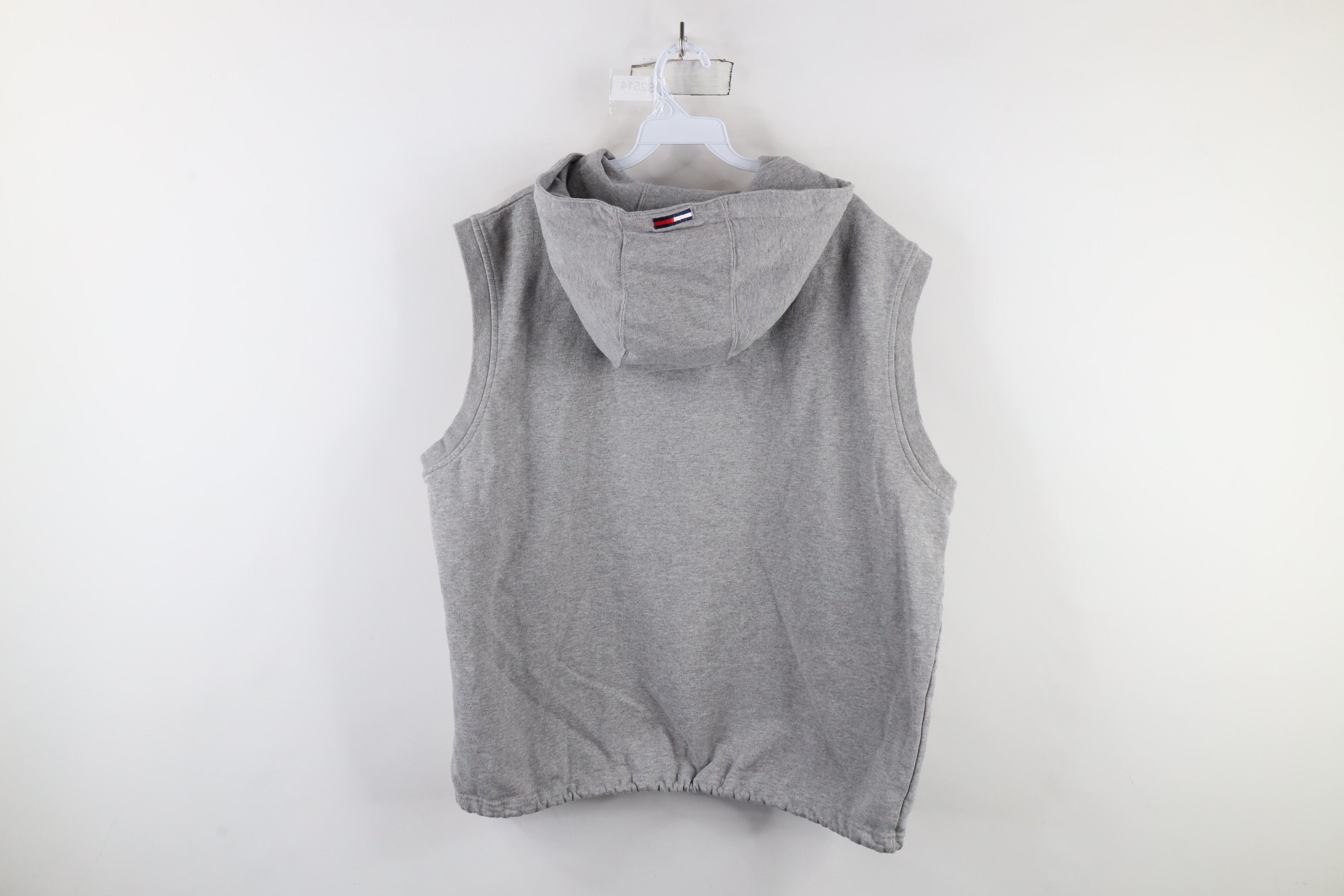 Tommy Hilfiger × Vintage Vintage 90s Tommy Hilfiger Logo Sleeveless Hoodie Sweatshirt Size US S / EU 44-46 / 1 - 12 Thumbnail