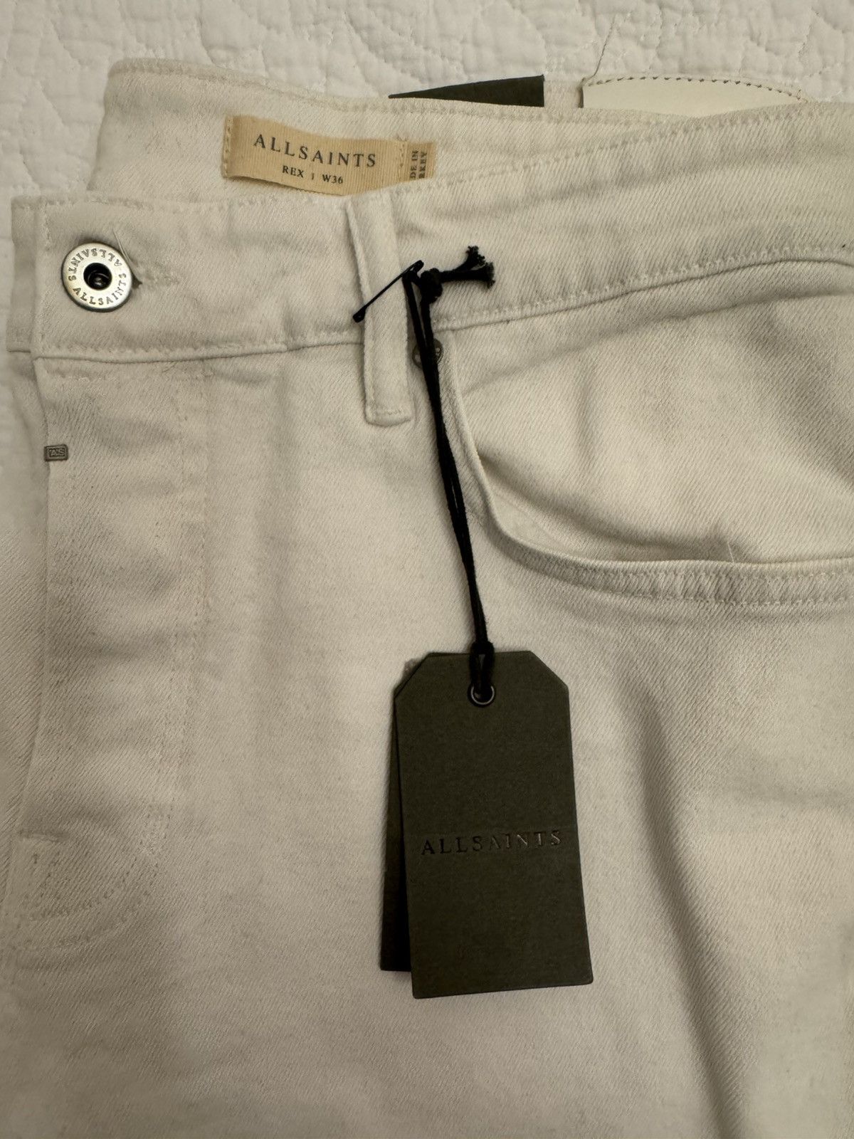 Allsaints All saints white jeans Size US 36 / EU 52 - 1 Thumbnail