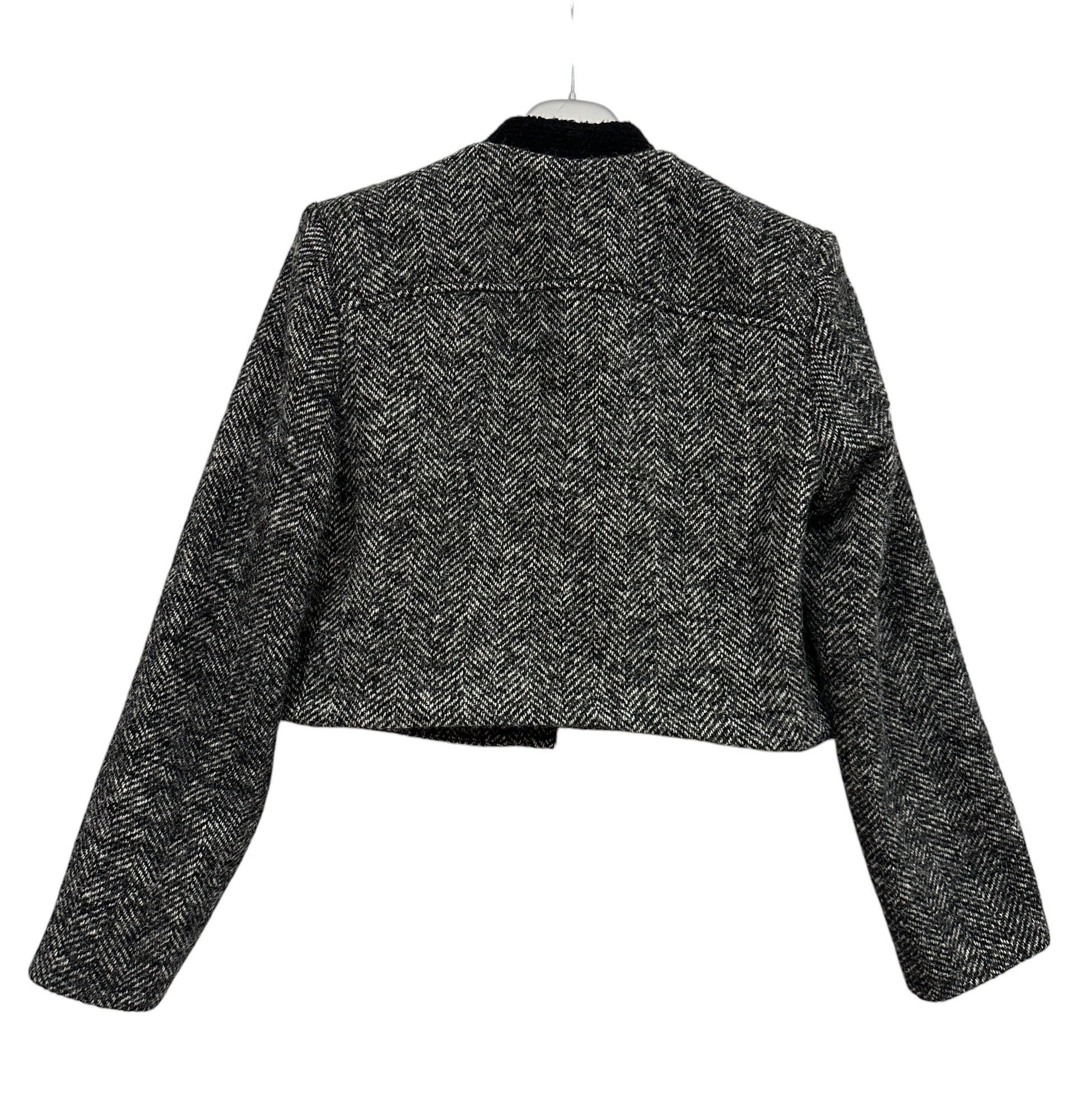 ba&sh Tweed jacket grey Size S / US 4 / IT 40 - 2 Thumbnail