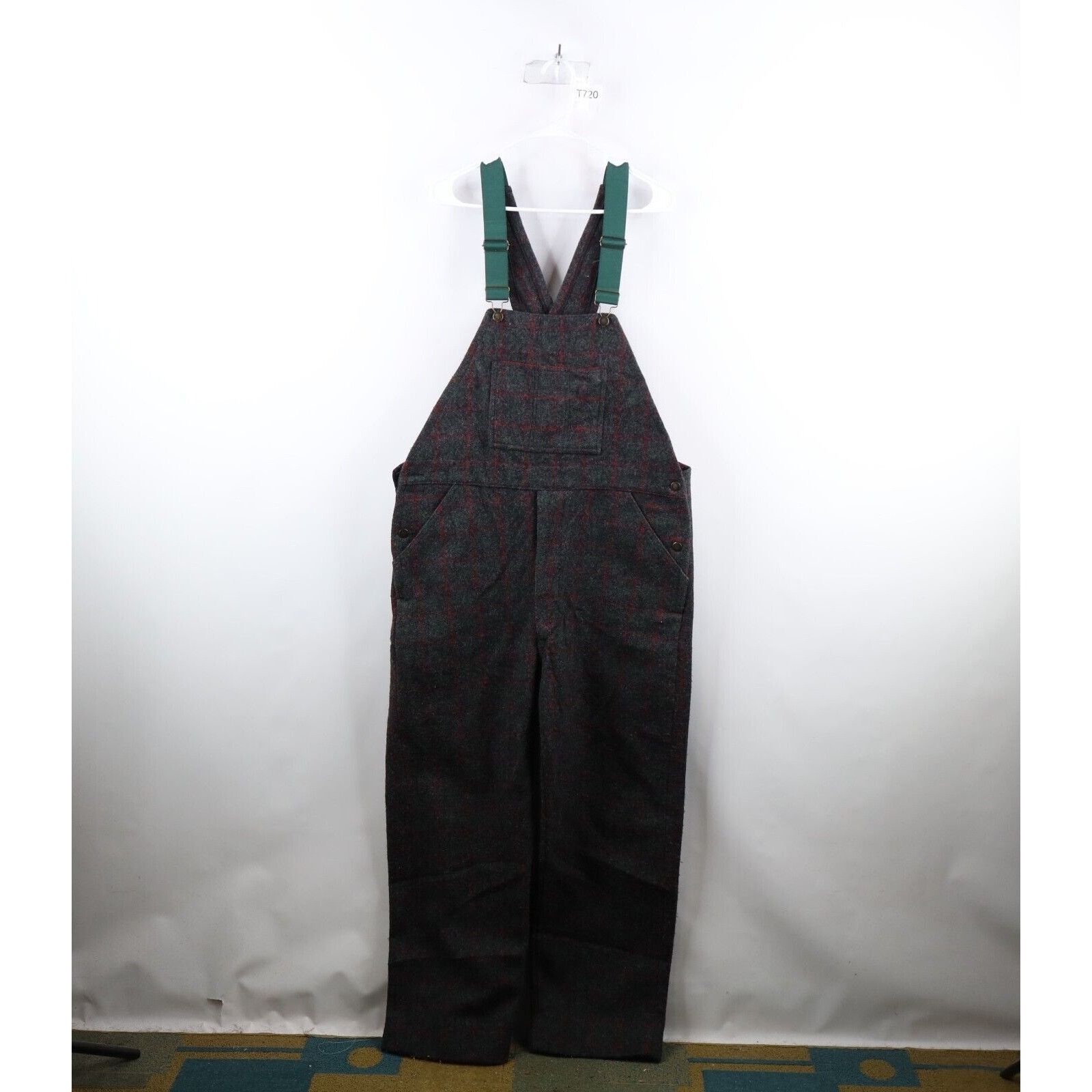 Vintage 90s Streetwear Heavyweight Wool Overalls