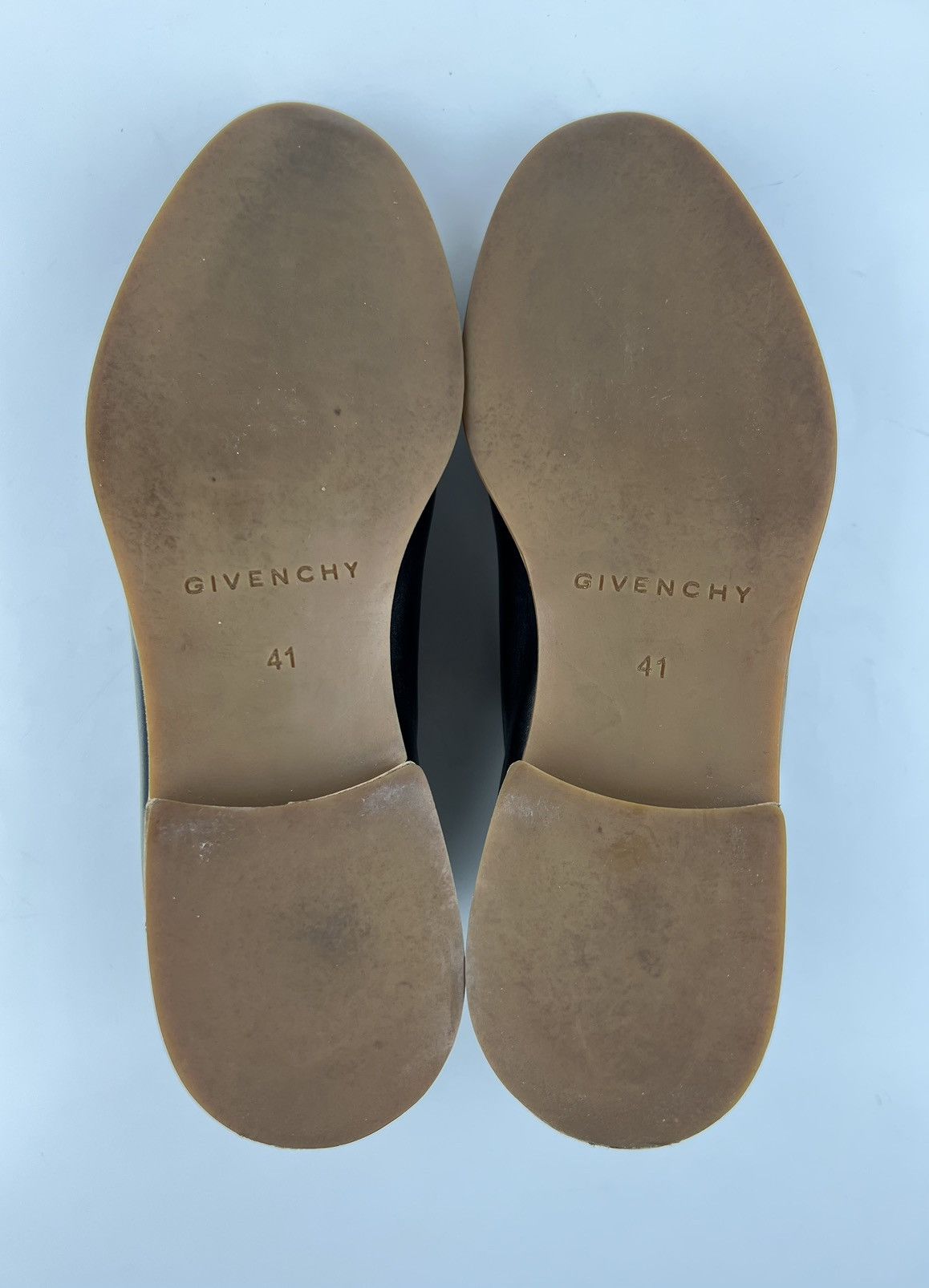 Givenchy GIVENCHY Oxfords Leather Shoes Lace Up Cork Soles Black Mens Size US 8 / EU 41 - 10 Thumbnail
