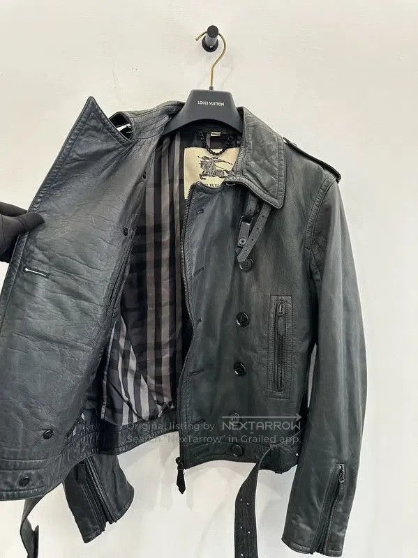 Burberry Burberry Men's Black Leather Coat Size L. Size US L / EU 52-54 / 3 - 2 Thumbnail