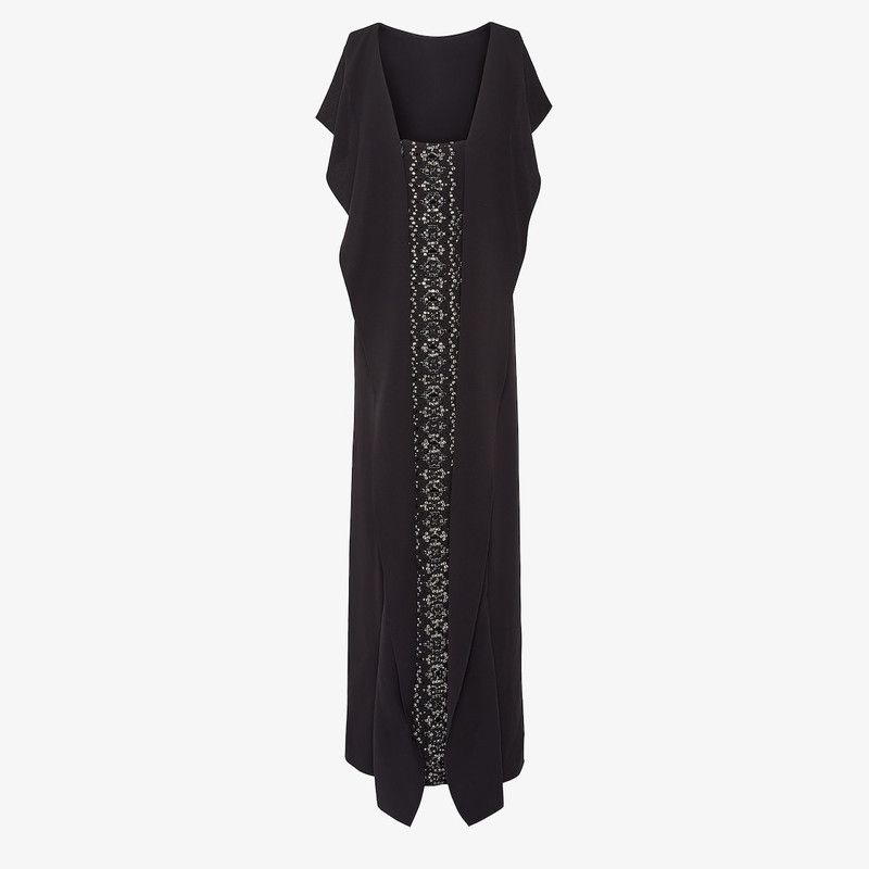 Fendi o1loc1c0426 Dress in Black Size L / US 10 / IT 46 - 2 Thumbnail