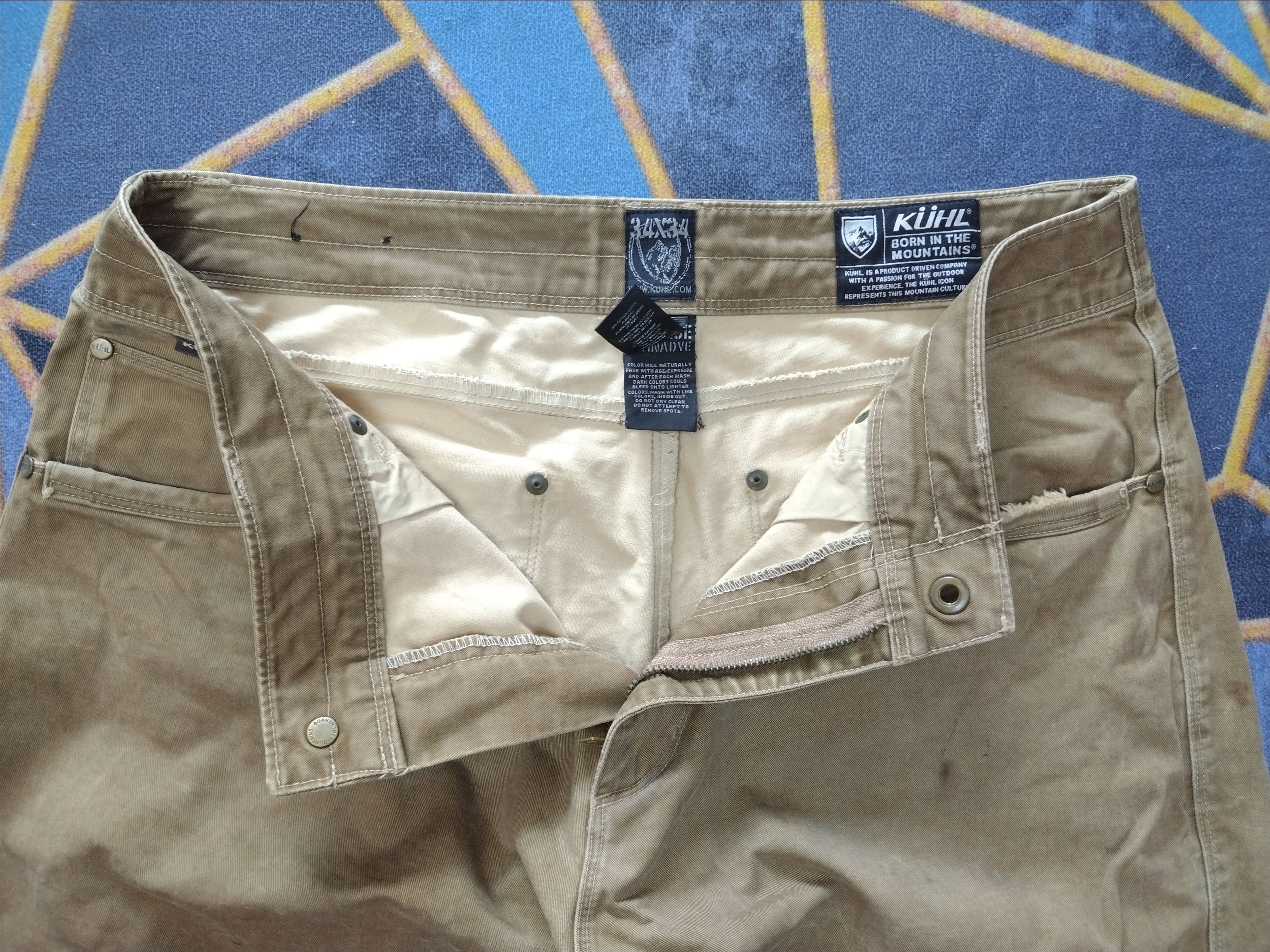 Kuhl × Mountain Khakis Kuhl Mountain Ryder Revolution Hiking Pants Distressed Size US 34 / EU 50 - 25 Thumbnail
