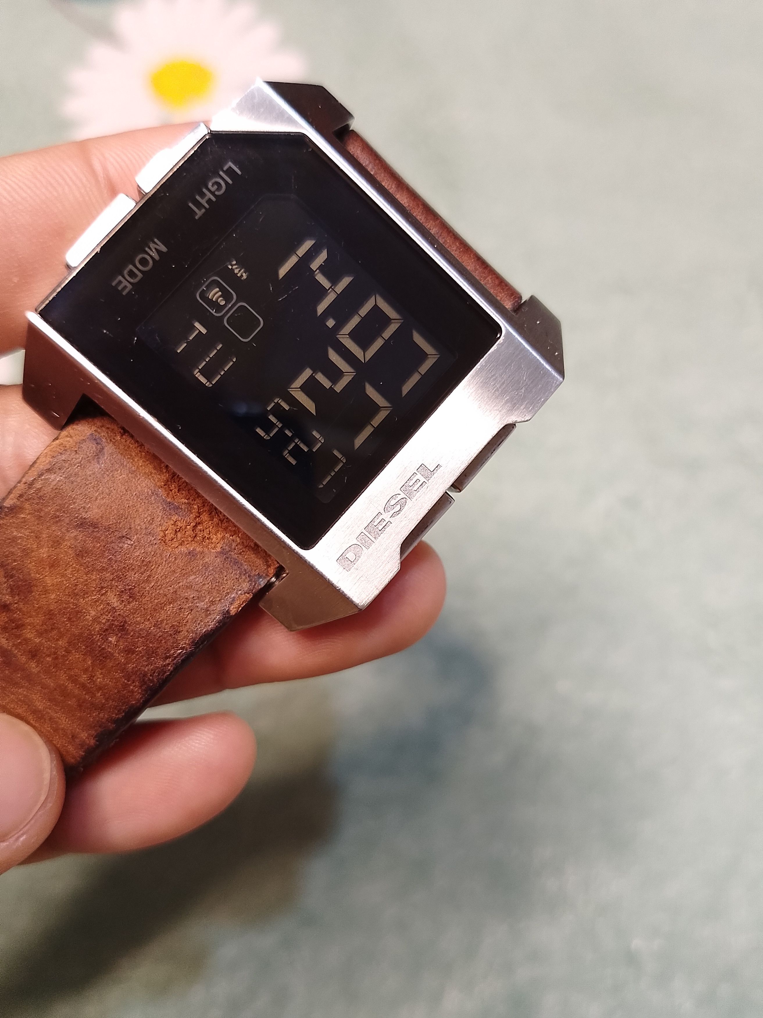 Vintage Y2k Diesel DZ - 7172 Digital Watch