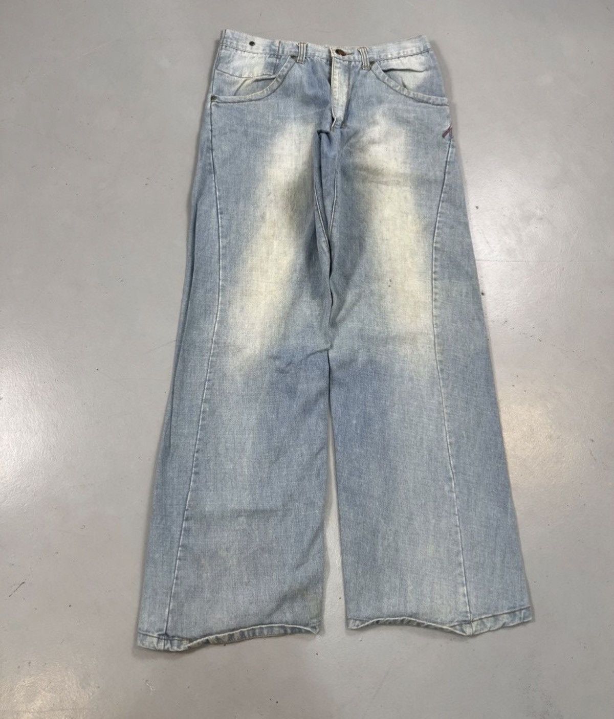 Levi's Vintage Levi’s engineer jeans denim buckle belt Size US 31 - 2 Thumbnail