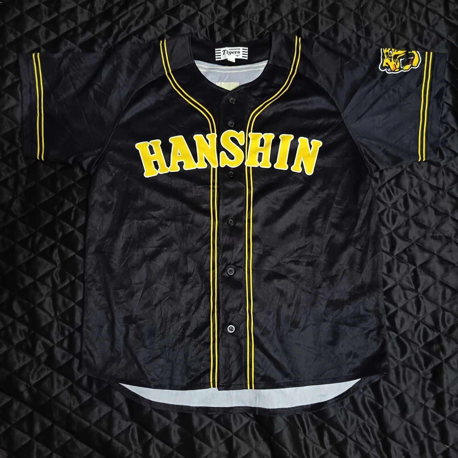 MLB Hanshin Tigers Fumiya Hojoh NPB Japanese Baseball Jersey Size US L / EU 52-54 / 3 - 1 Thumbnail