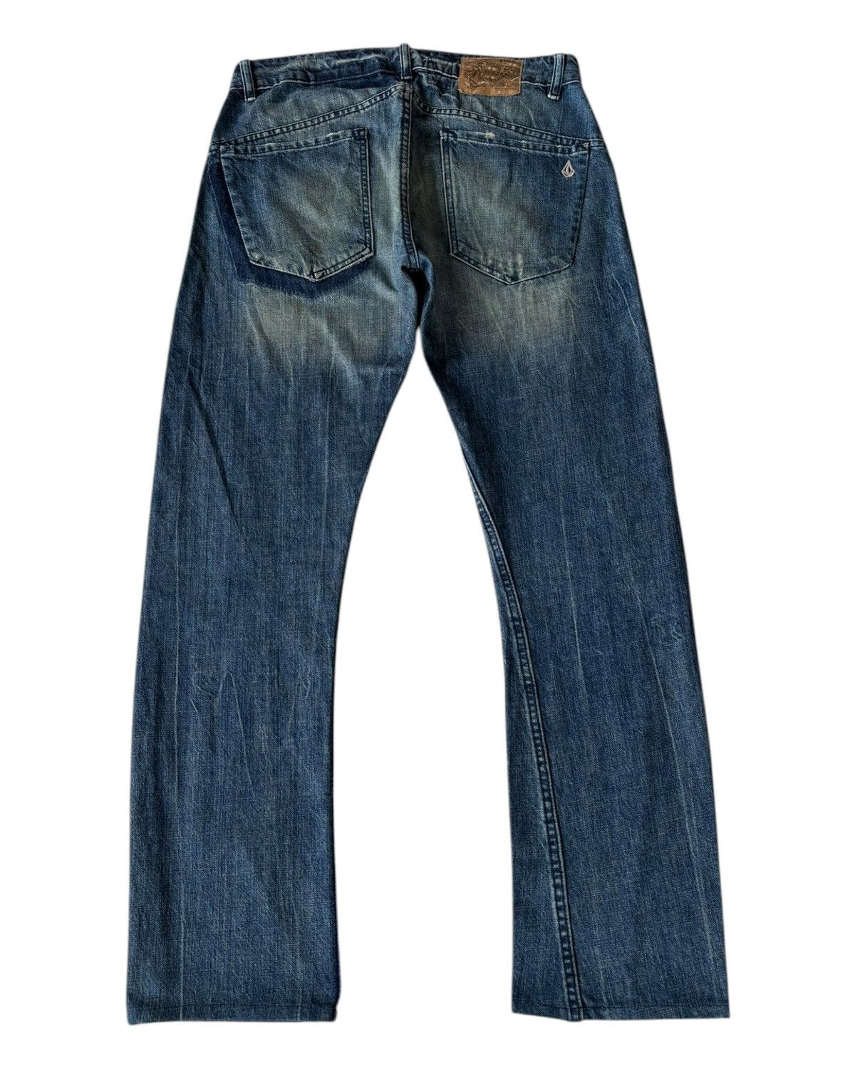 Marithe + Francois Girbaud RARE🔥DISTRESSED DENIM VOLCOM SLERGO JEANS MFG PPFM STYLE Size US 33 - 2 Thumbnail