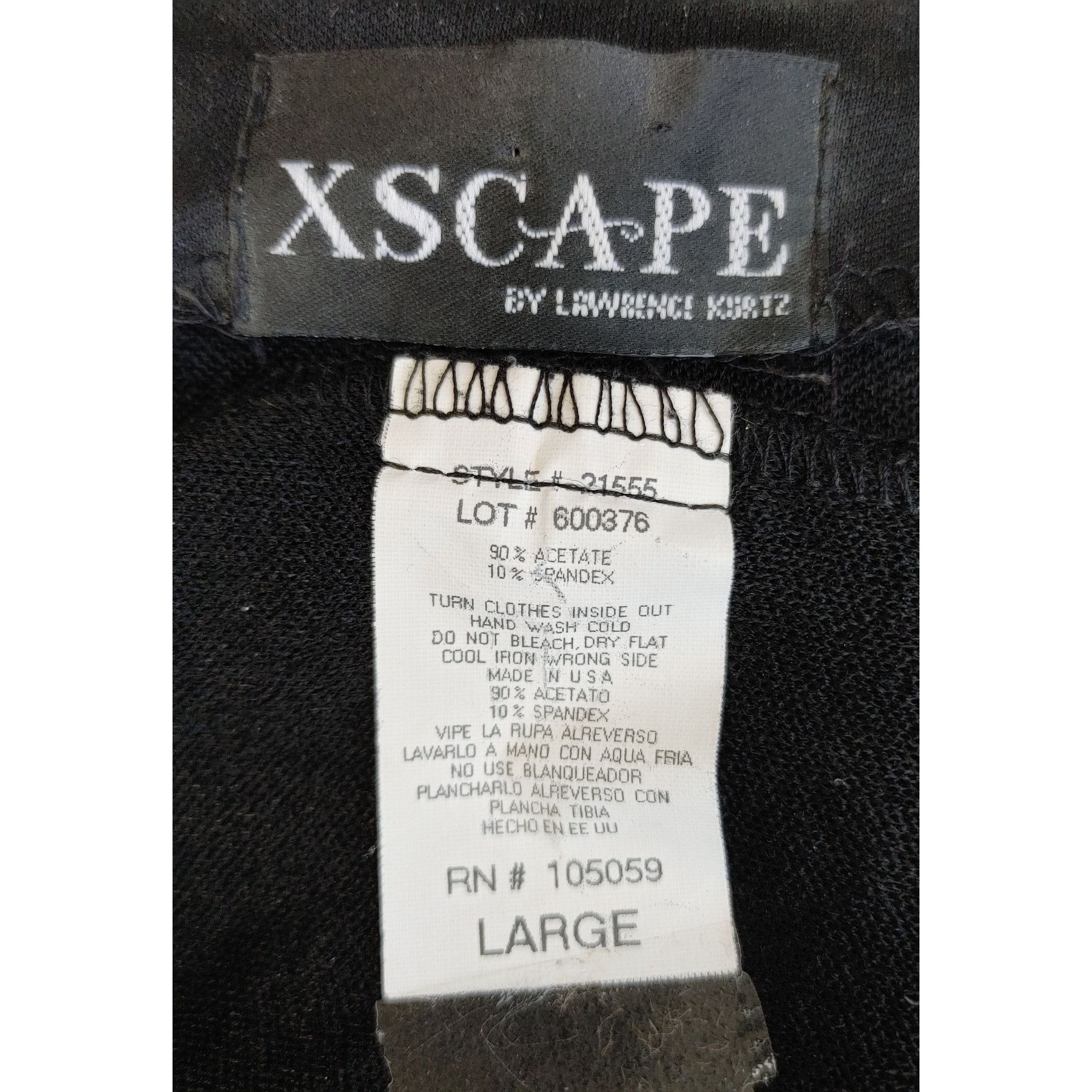 Other Xscape by Lawrence Kurtz Two-Piece Sparkle Sleeveless Top Ja Size L / US 10 / IT 46 - 5 Thumbnail