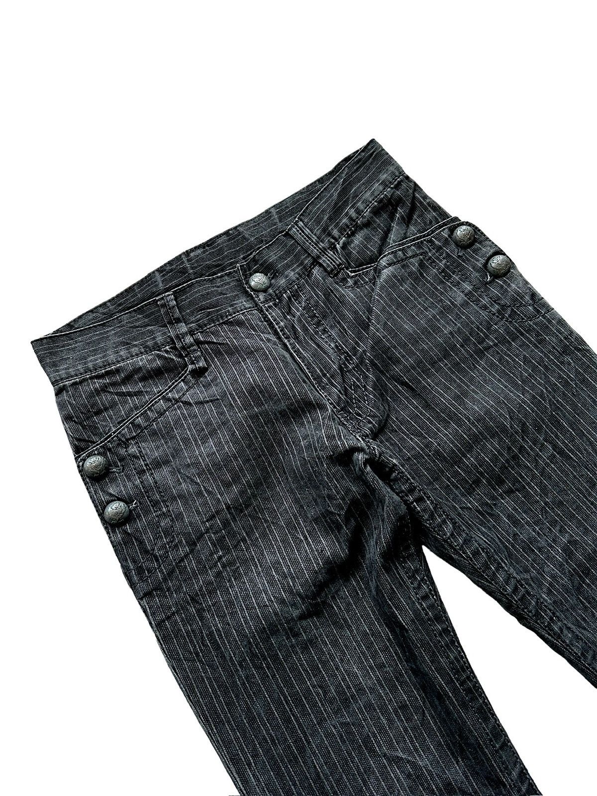 JUN MEN 2010's JUNMEN Japan velour denim gothic jeans Size US 32 / EU 48 - 4 Thumbnail