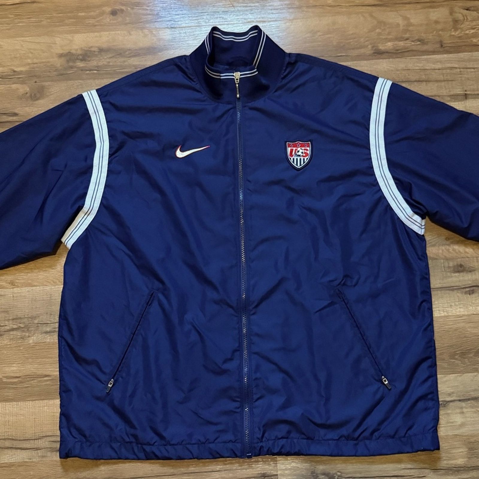 Nike 90s Nike USA Soccer Clima-Fit Windbreaker Set Track Suit Size US M / EU 48-50 / 2 - 6 Thumbnail