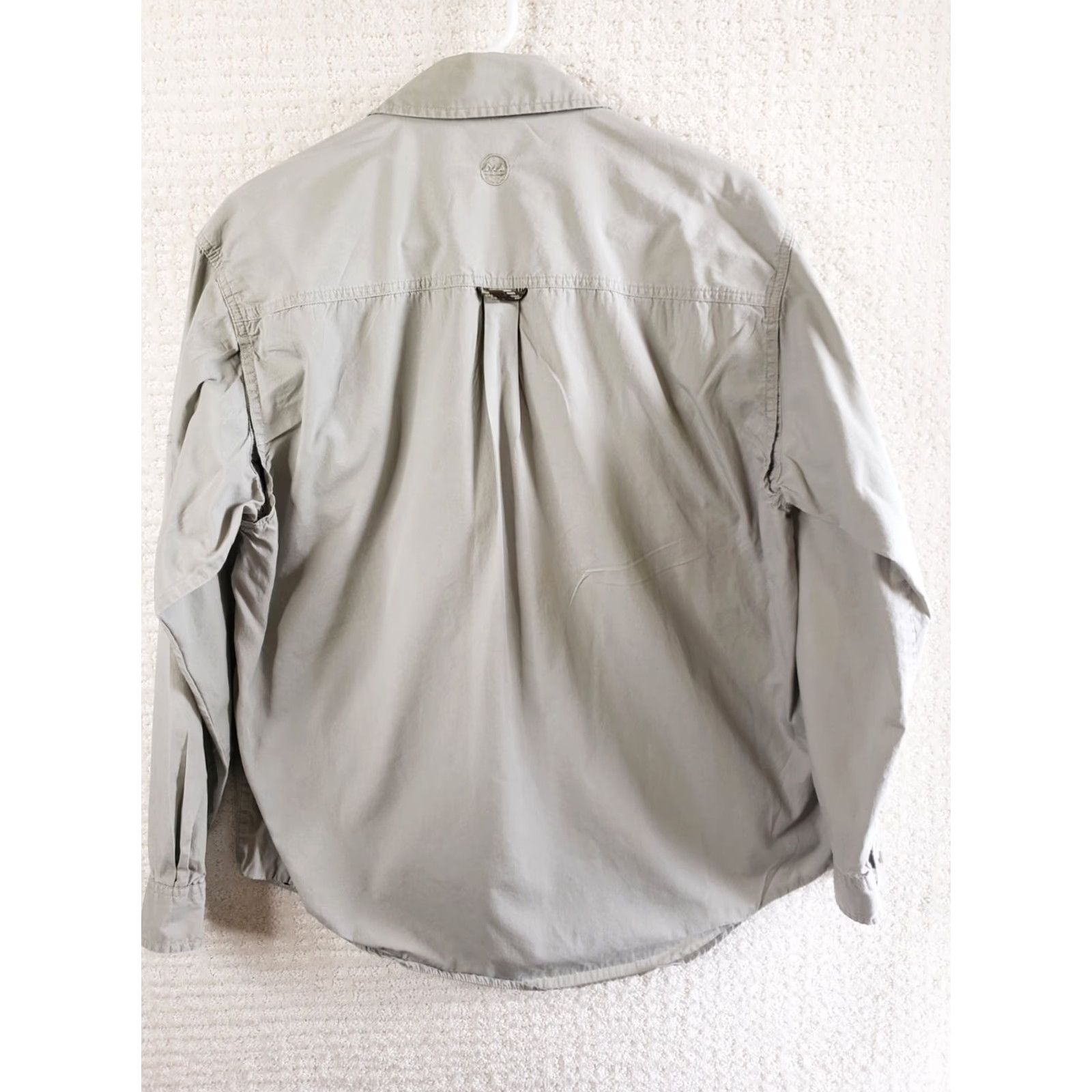 Wrangler Wrangler Outdoors Men's L Khaki Long Sleeve Hiking Fishing Button Up Shirt Size US L / EU 52-54 / 3 - 7 Thumbnail