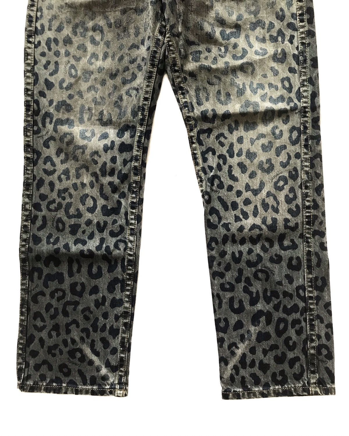 20471120 × Beauty Beast × Hysteric Glamour JAPANESE BRAND LEOPARD FULLPRINT JEANS Size US 30 / EU 46 - 4 Thumbnail