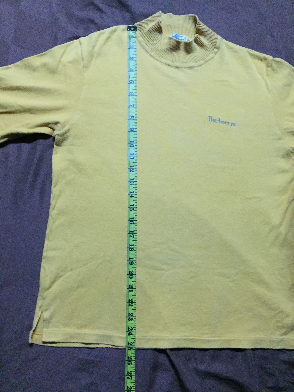 Burberry × Vintage Vintage Burberrys Turtleneck Longsleeve Tee Size L / US 10 / IT 46 - 7 Thumbnail